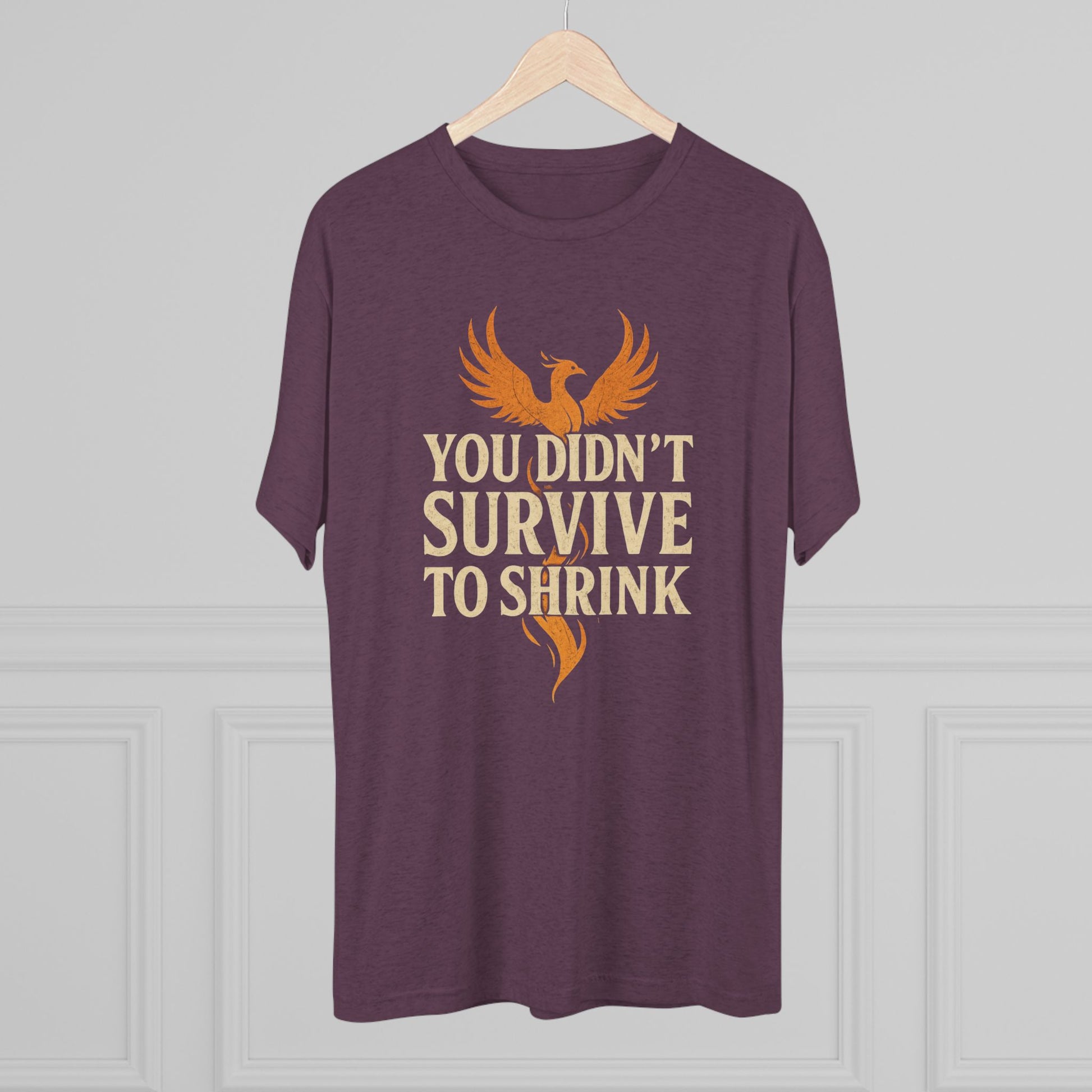 You Didn't Survive to Shrink Phoenix Motivational Crew Tee - Unisex Inspirational T-Shirt, Gift for Friends, Fitness Lovers, Empowerment Apparel, Birthday Gift, [...]