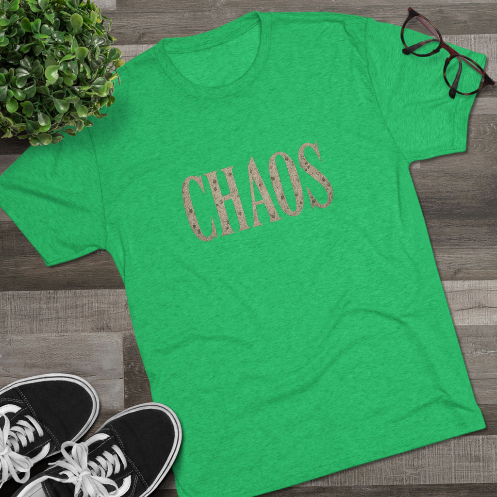 Chaos Unisex Crew Tee - Casual Style, Everyday Wear, Gift for Friends, Fun Fashion Statement, Relaxed Vibes