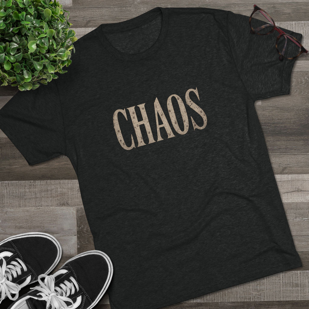 Chaos Unisex Crew Tee - Casual Style, Everyday Wear, Gift for Friends, Fun Fashion Statement, Relaxed Vibes