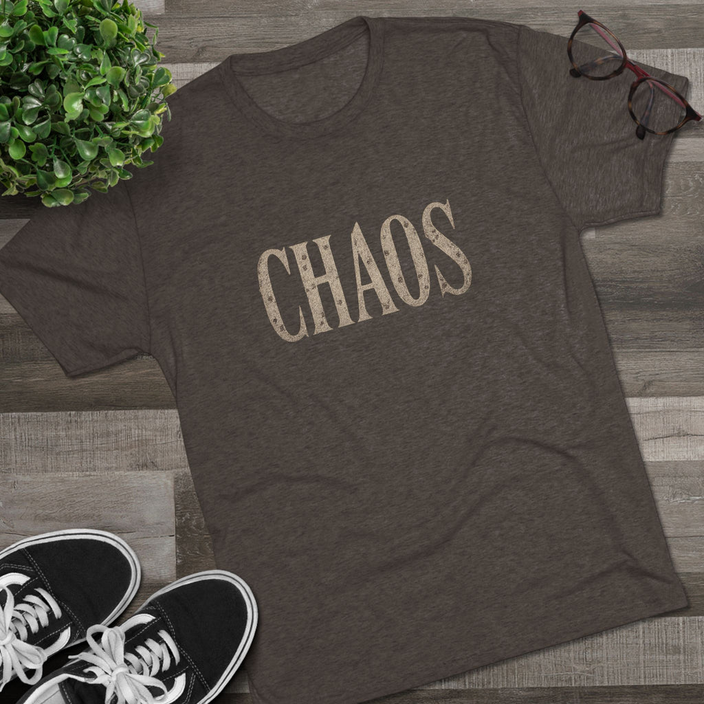 Chaos Unisex Crew Tee - Casual Style, Everyday Wear, Gift for Friends, Fun Fashion Statement, Relaxed Vibes