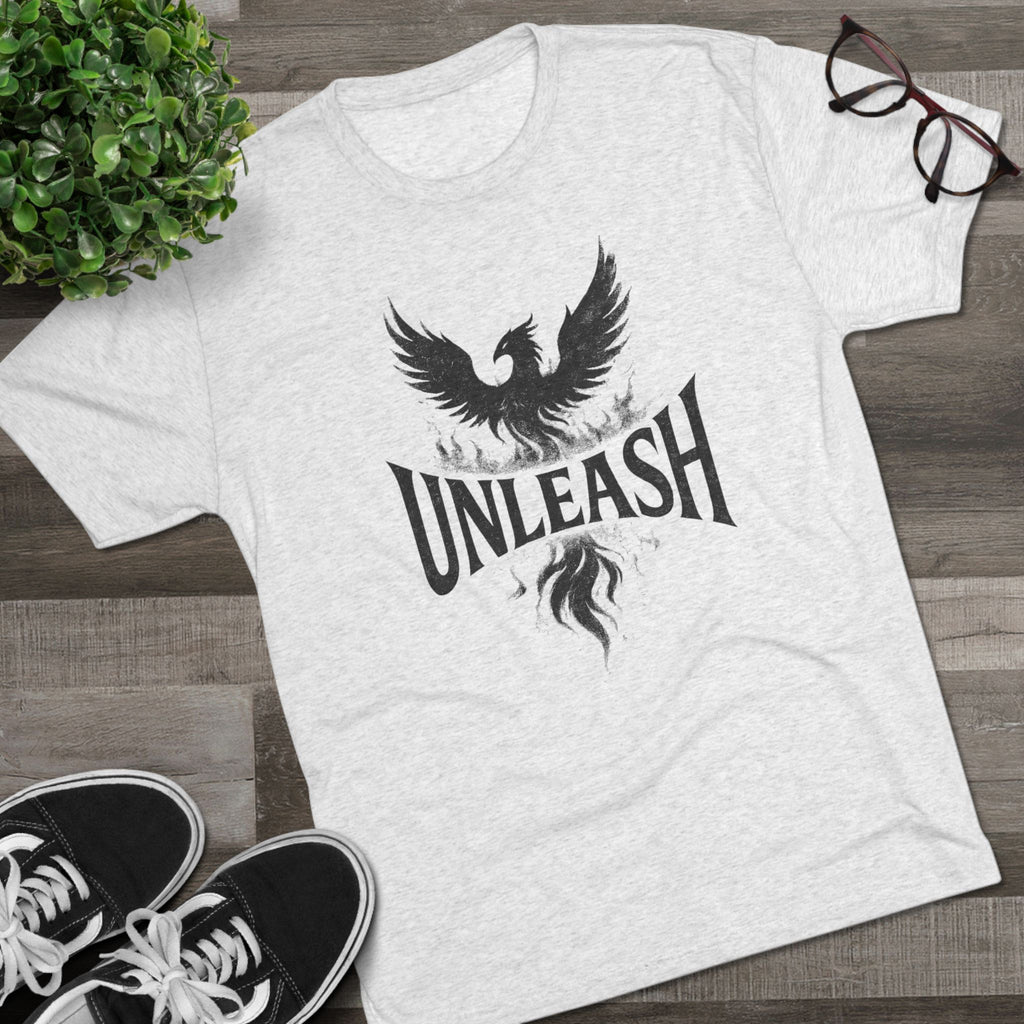 Unleash Your Greatness Phoenix Tee, Motivational T-Shirt, Inspirational Gift, Unisex Crew Neck Shirt, Phoenix Graphic Tee, Everyday Casual Wear