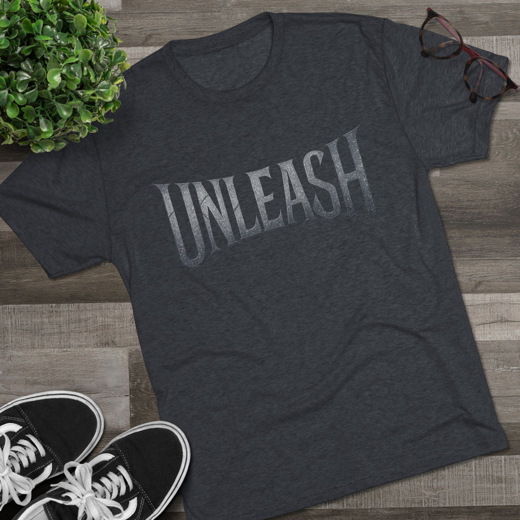 Unleash Empowerment Unisex Tshirt Crew Printed Tee Shirt - Unleash Your Potential, Comfortable Tee, Soft Blend Shirt, Motivational Tee, Gift for Fitness Enthusiast