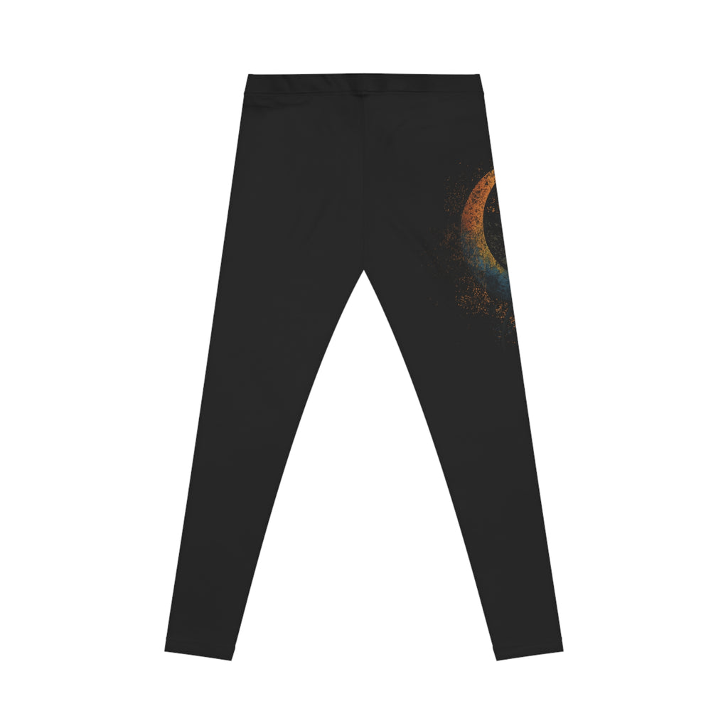 Moonlit Rebellion Leggings - Stretchy Leggings for Fitness, Casual Wear, Yoga, Gifts, Summer Fashion