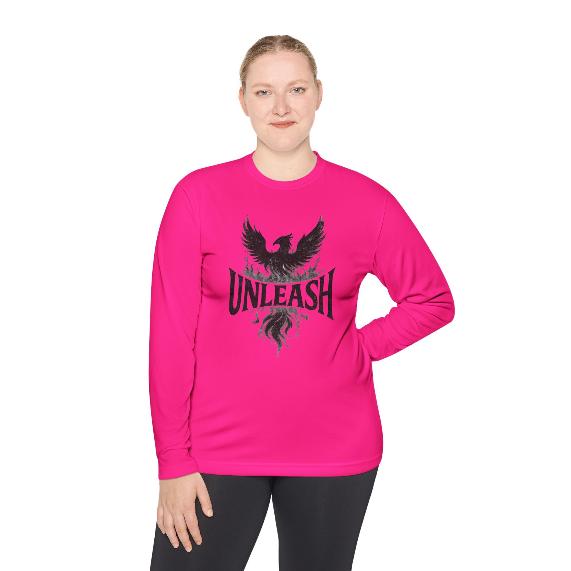 Unleash Your Spirit Long Sleeve Tee, Motivational T-Shirt, Gift for Fitness Lovers, Cool Relaxed Top, Unisex Casual Wear
