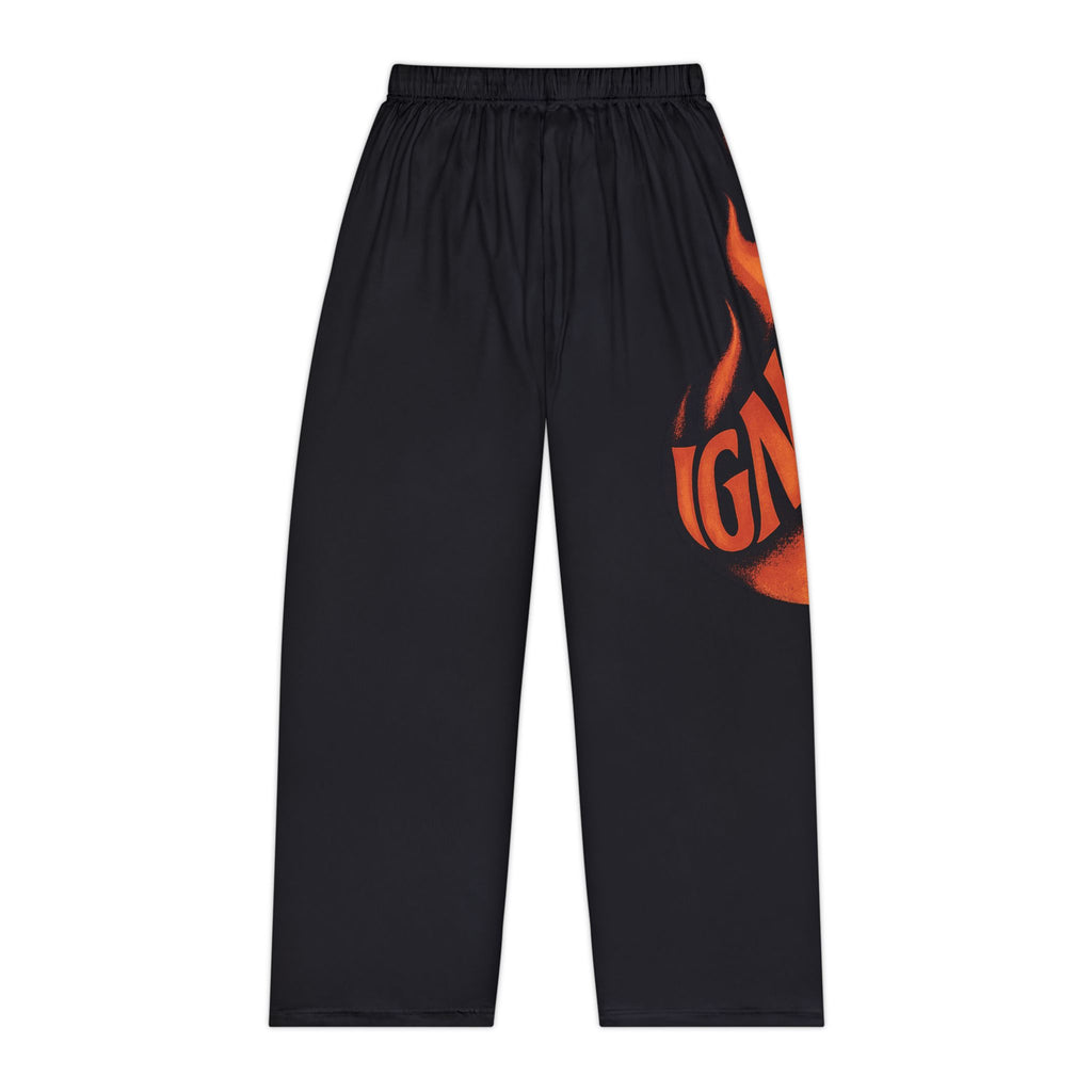 Ignite Fire Comfort Women's Pajama Pants, Cozy Sleepwear, Relaxation Lounge Pants, Gifts for Her, Summer Nights, Festival Fashion