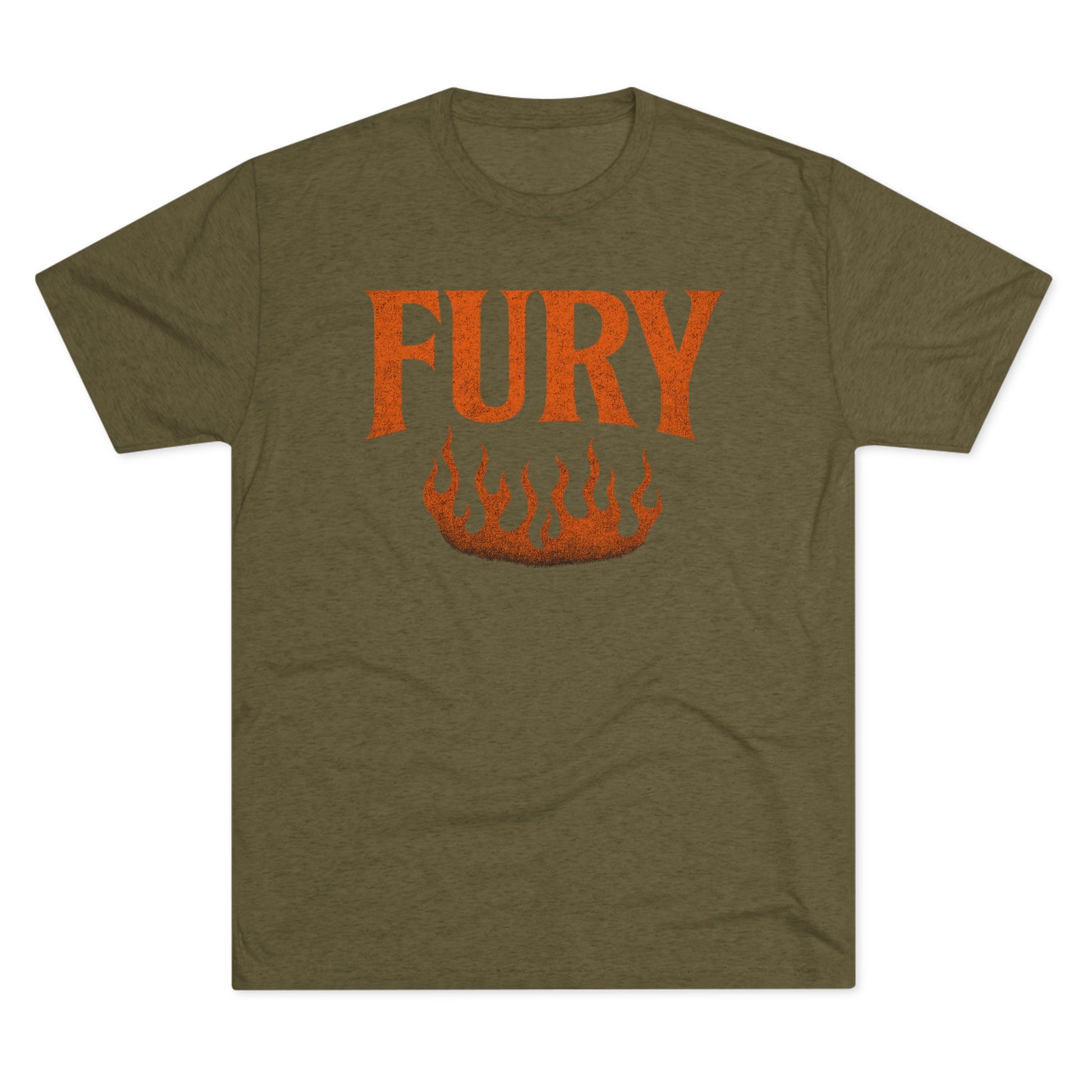 Fury Unisex Tri-Blend Crew Tee, Graphic Tee, Casual Wear, Gift for Him, T-Shirt for Friends, Summer Style, Everyday Comfort