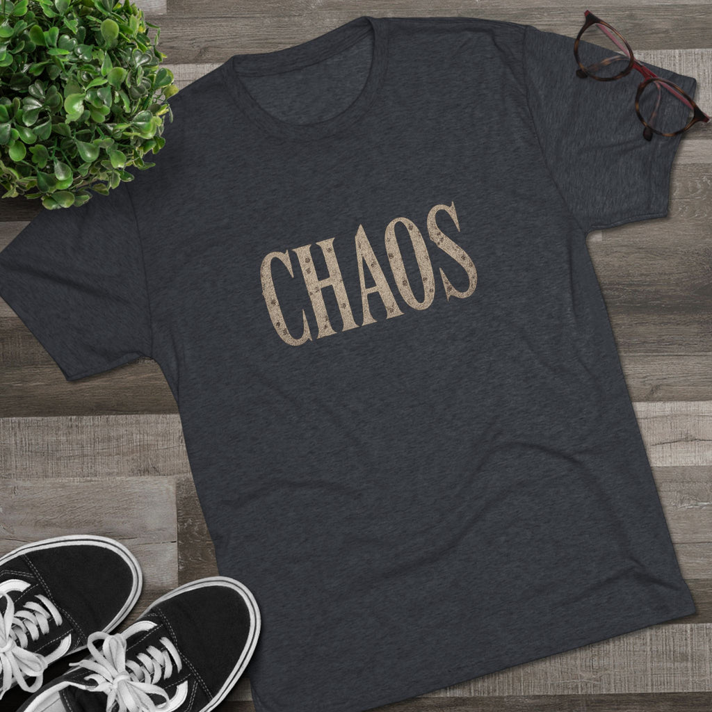 Chaos Unisex Crew Tee - Casual Style, Everyday Wear, Gift for Friends, Fun Fashion Statement, Relaxed Vibes