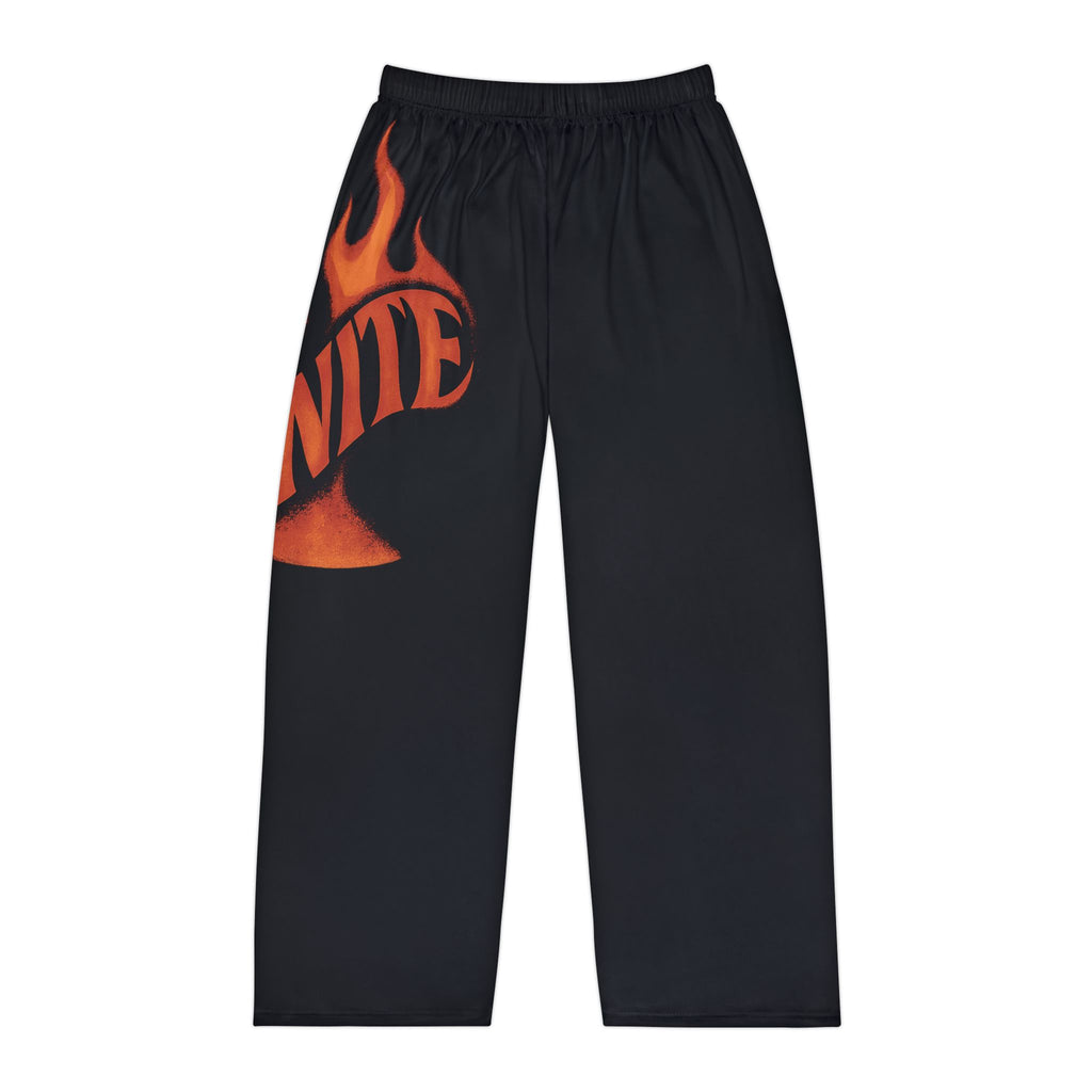 Ignite Fire Men's Pajama Pants - Comfortable Sleepwear for Relaxation, Great for Halloween, Cozy Nights, Gift for Him, Lounge Wear