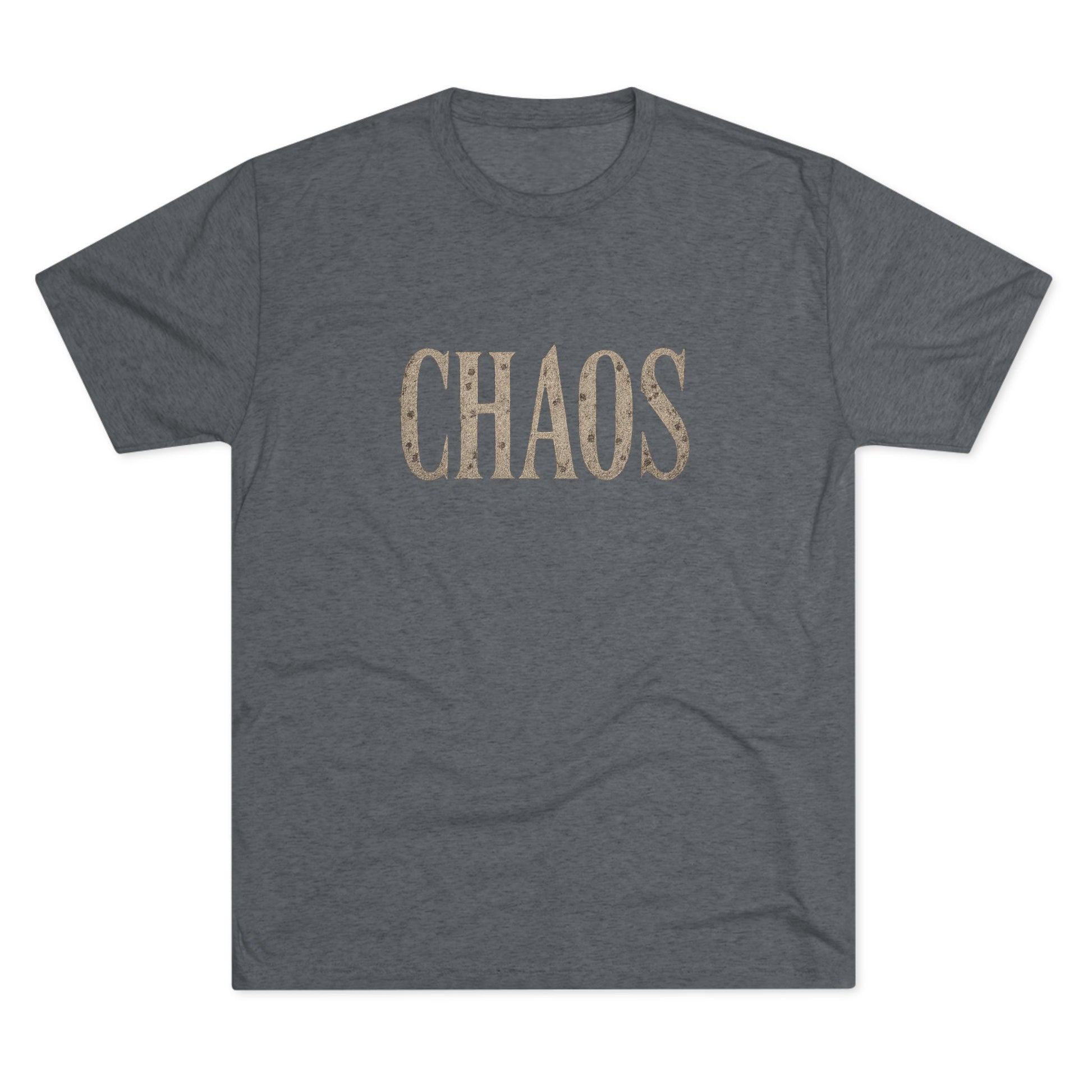 Chaos Unisex Crew Tee - Casual Style, Everyday Wear, Gift for Friends, Fun Fashion Statement, Relaxed Vibes