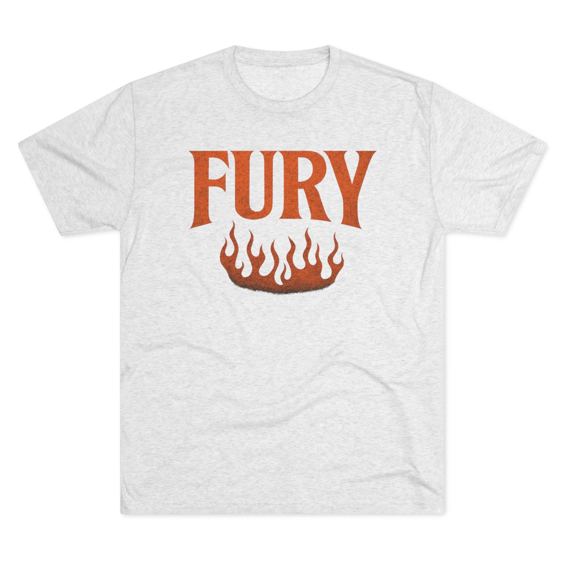 Fury Unisex Tri-Blend Crew Tee, Graphic Tee, Casual Wear, Gift for Him, T-Shirt for Friends, Summer Style, Everyday Comfort
