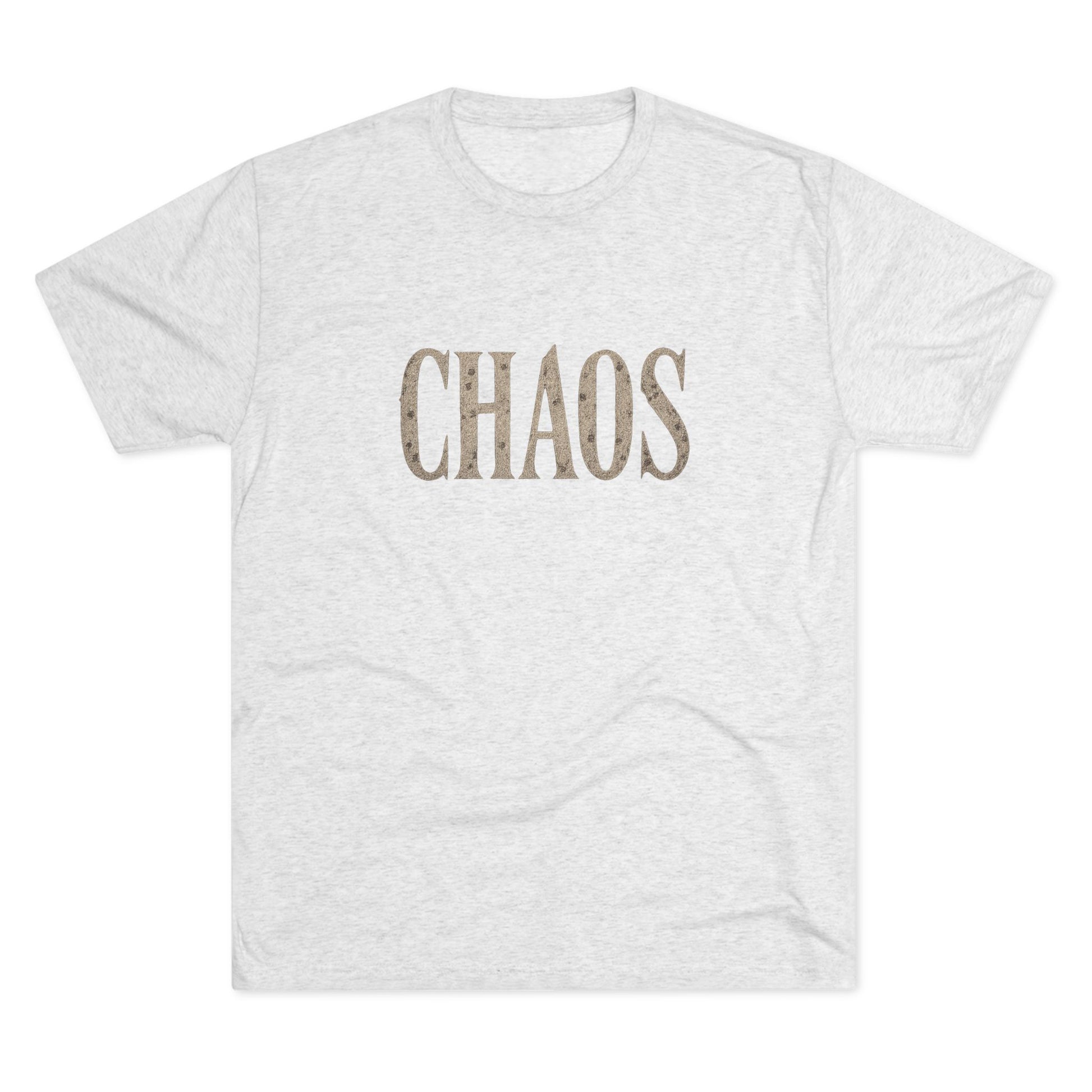 Chaos Unisex Crew Tee - Casual Style, Everyday Wear, Gift for Friends, Fun Fashion Statement, Relaxed Vibes