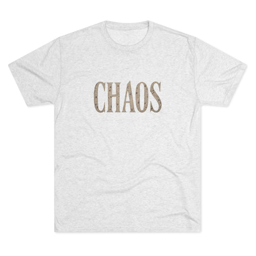 Chaos Unisex Crew Tee - Casual Style, Everyday Wear, Gift for Friends, Fun Fashion Statement, Relaxed Vibes
