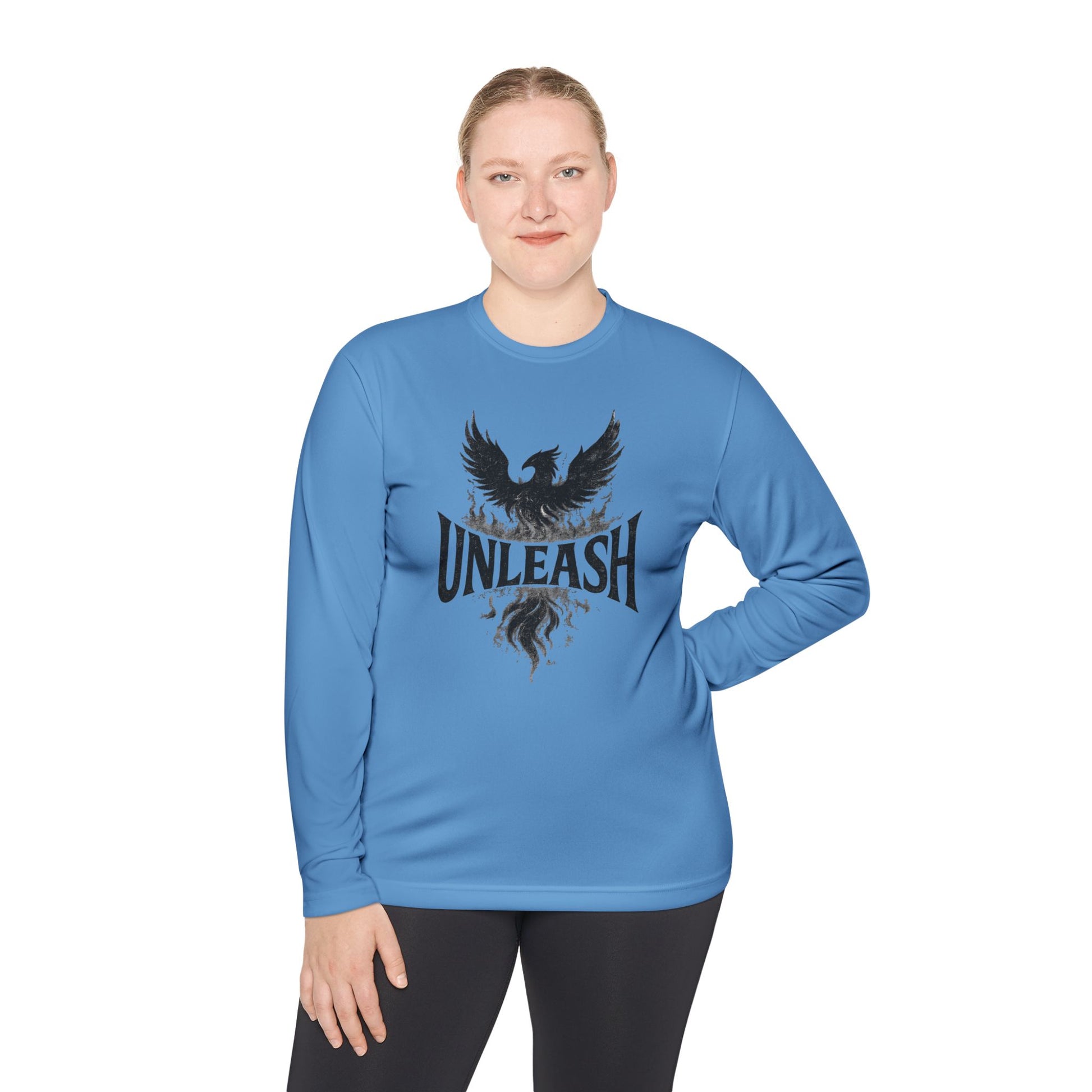Unleash Your Spirit Long Sleeve Tee, Motivational T-Shirt, Gift for Fitness Lovers, Cool Relaxed Top, Unisex Casual Wear