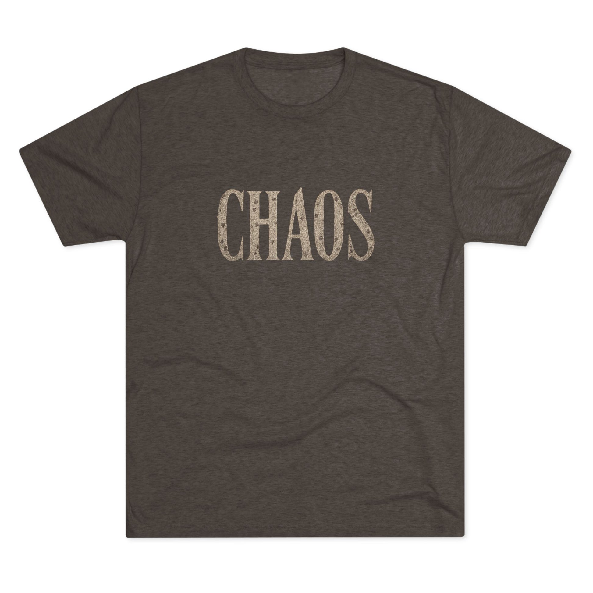 Chaos Unisex Crew Tee - Casual Style, Everyday Wear, Gift for Friends, Fun Fashion Statement, Relaxed Vibes