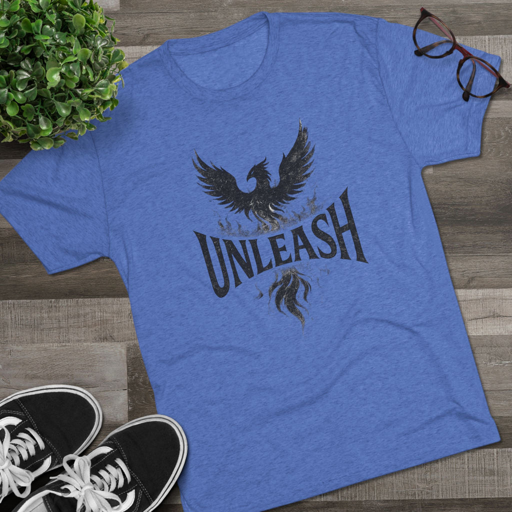 Unleash Your Greatness Phoenix Tee, Motivational T-Shirt, Inspirational Gift, Unisex Crew Neck Shirt, Phoenix Graphic Tee, Everyday Casual Wear