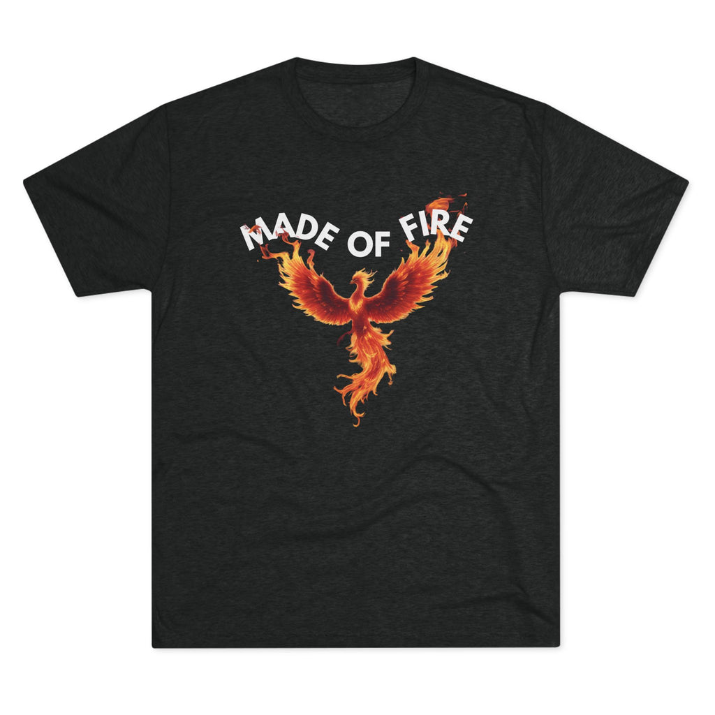 Fiery Phoenix Made of  Fire Unisex Tshirt Crew Printed Tee Shirt, Unique Graphic Tee, Casual Wear, Gift for Fans, Mythical Creature Shirt, Summer Outfit