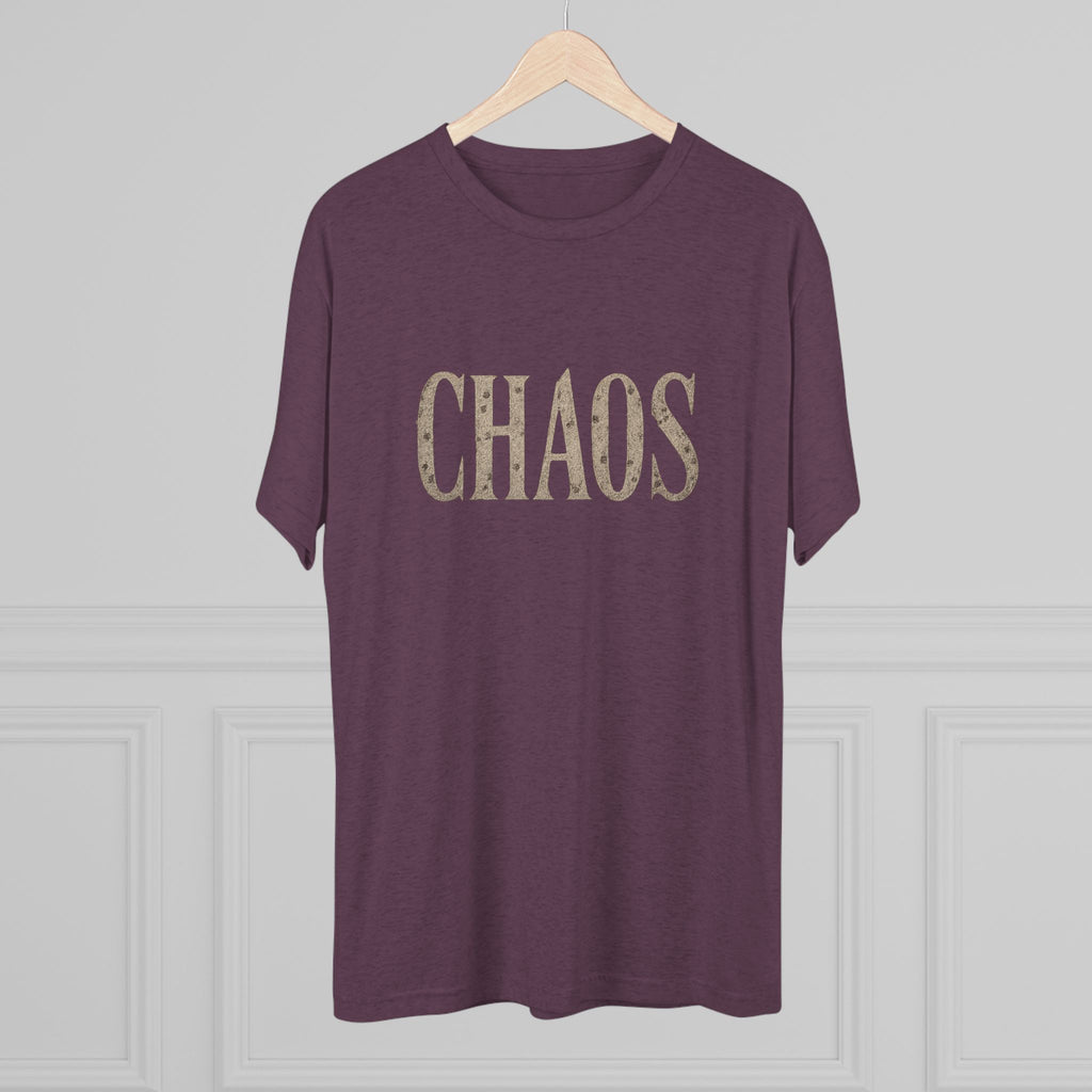 Chaos Unisex Crew Tee - Casual Style, Everyday Wear, Gift for Friends, Fun Fashion Statement, Relaxed Vibes