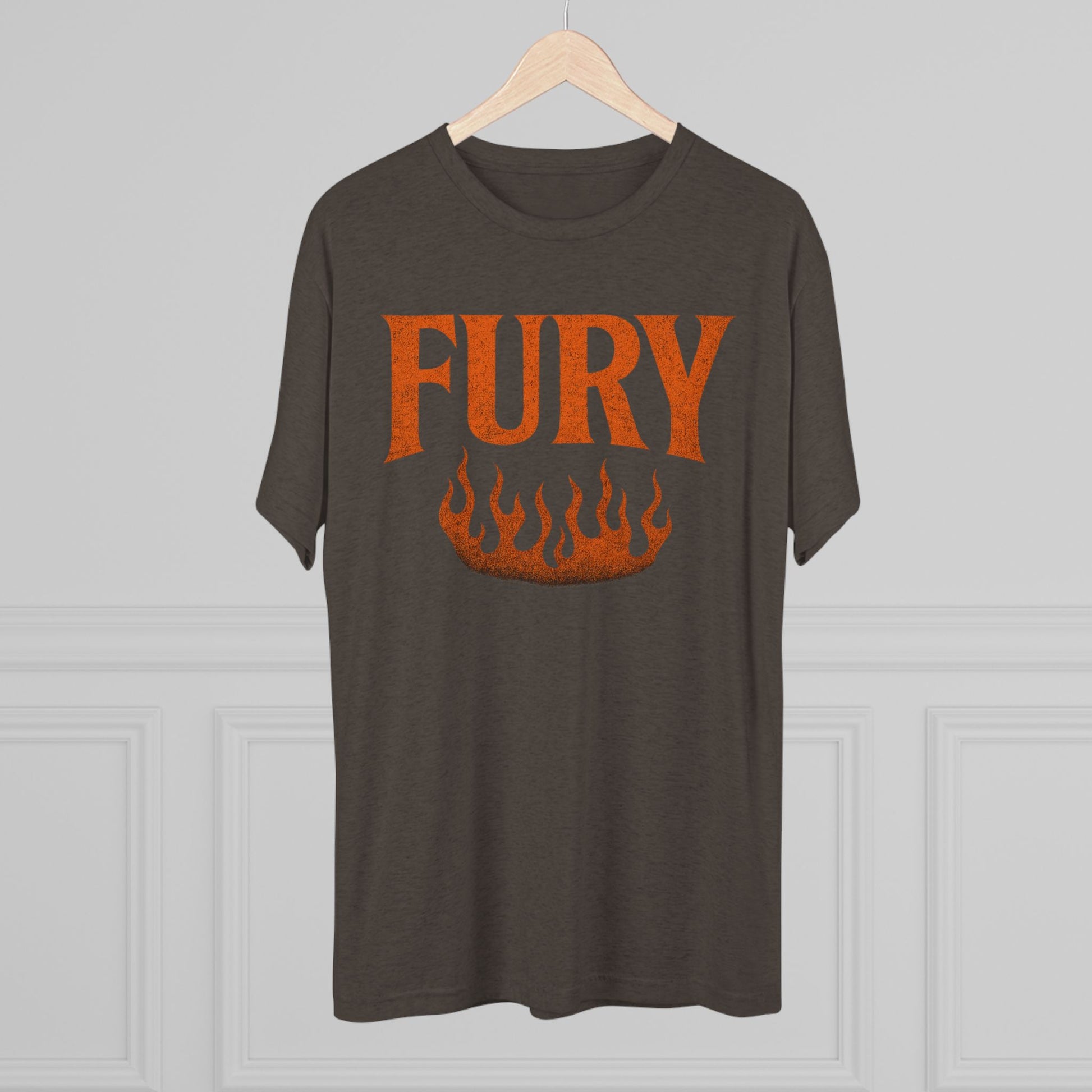 Fury Unisex Tri-Blend Crew Tee, Graphic Tee, Casual Wear, Gift for Him, T-Shirt for Friends, Summer Style, Everyday Comfort