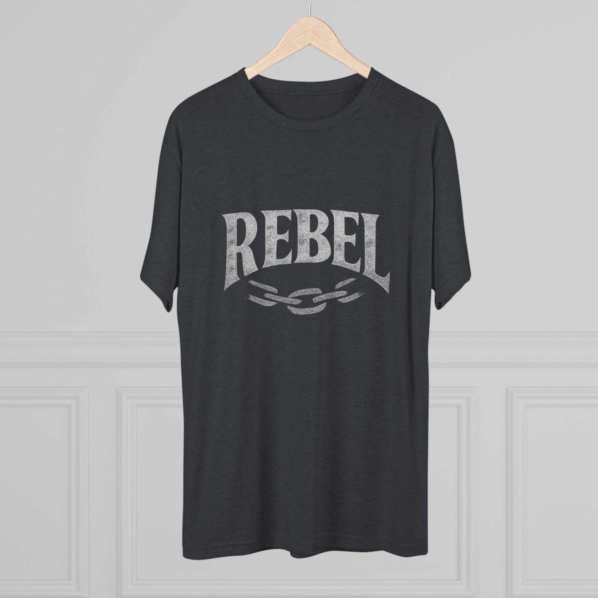 Rebel UnisexUnisex Tee Tri-Blend Printed Tee Shirt, Vintage Style Shirt, Graphic Tee for Men and Women, Casual Wear, Gift for Music Lovers, Statement Shirt