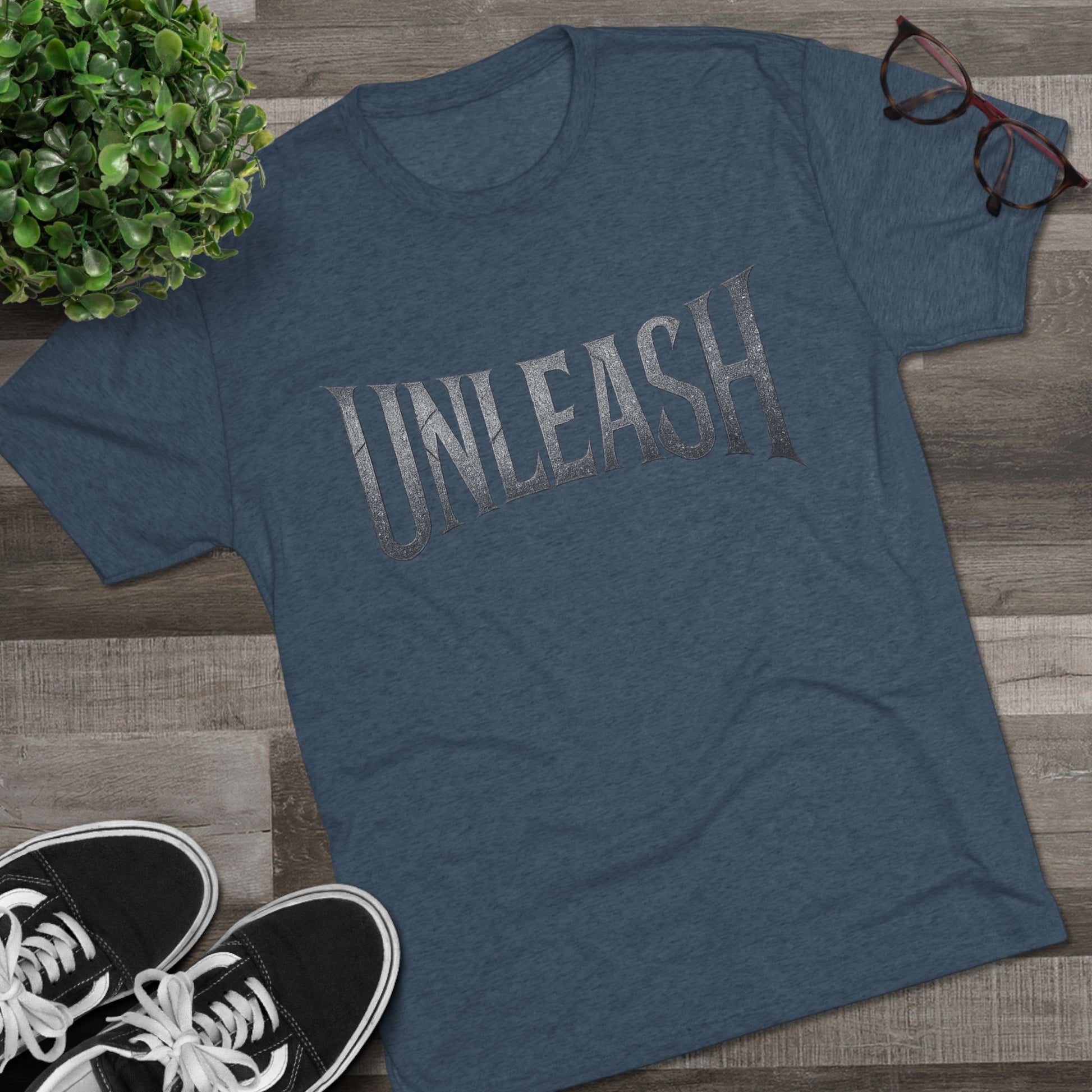 Unleash Empowerment Unisex Crew Tee - Unleash Your Potential, Comfortable Tee, Soft Blend Shirt, Motivational Tee, Gift for Fitness Enthusiast