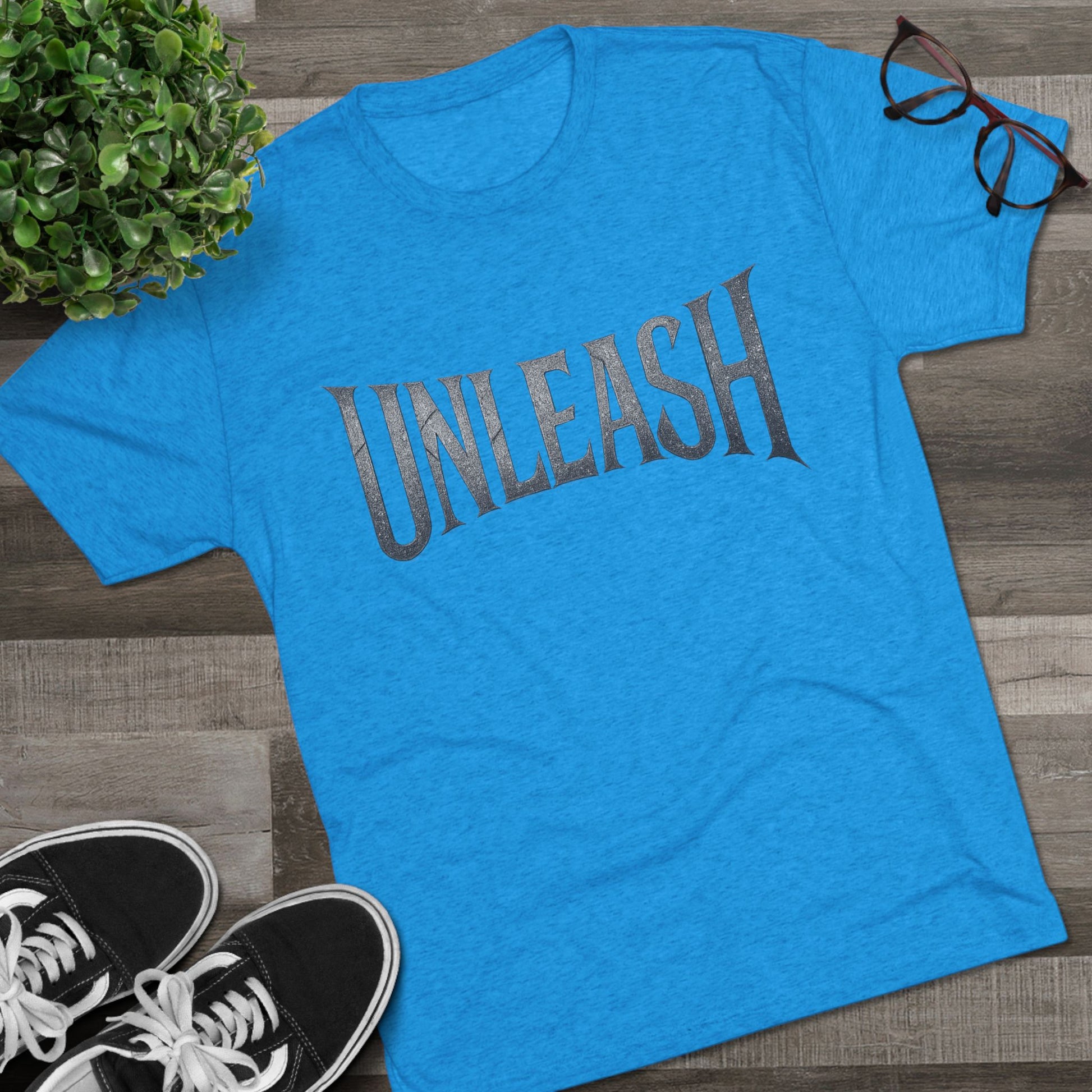 Unleash Empowerment Unisex Crew Tee - Unleash Your Potential, Comfortable Tee, Soft Blend Shirt, Motivational Tee, Gift for Fitness Enthusiast