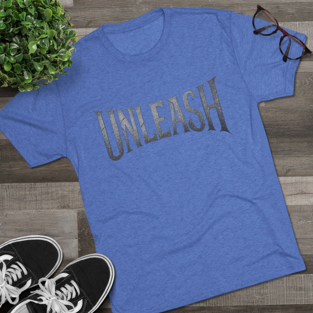 Unleash Empowerment Unisex Tshirt Crew Printed Tee Shirt - Unleash Your Potential, Comfortable Tee, Soft Blend Shirt, Motivational Tee, Gift for Fitness Enthusiast