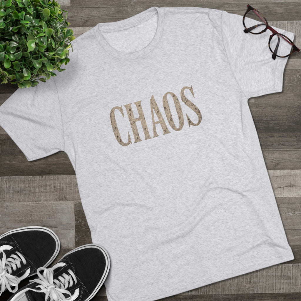 Chaos Unisex Crew Tee - Casual Style, Everyday Wear, Gift for Friends, Fun Fashion Statement, Relaxed Vibes