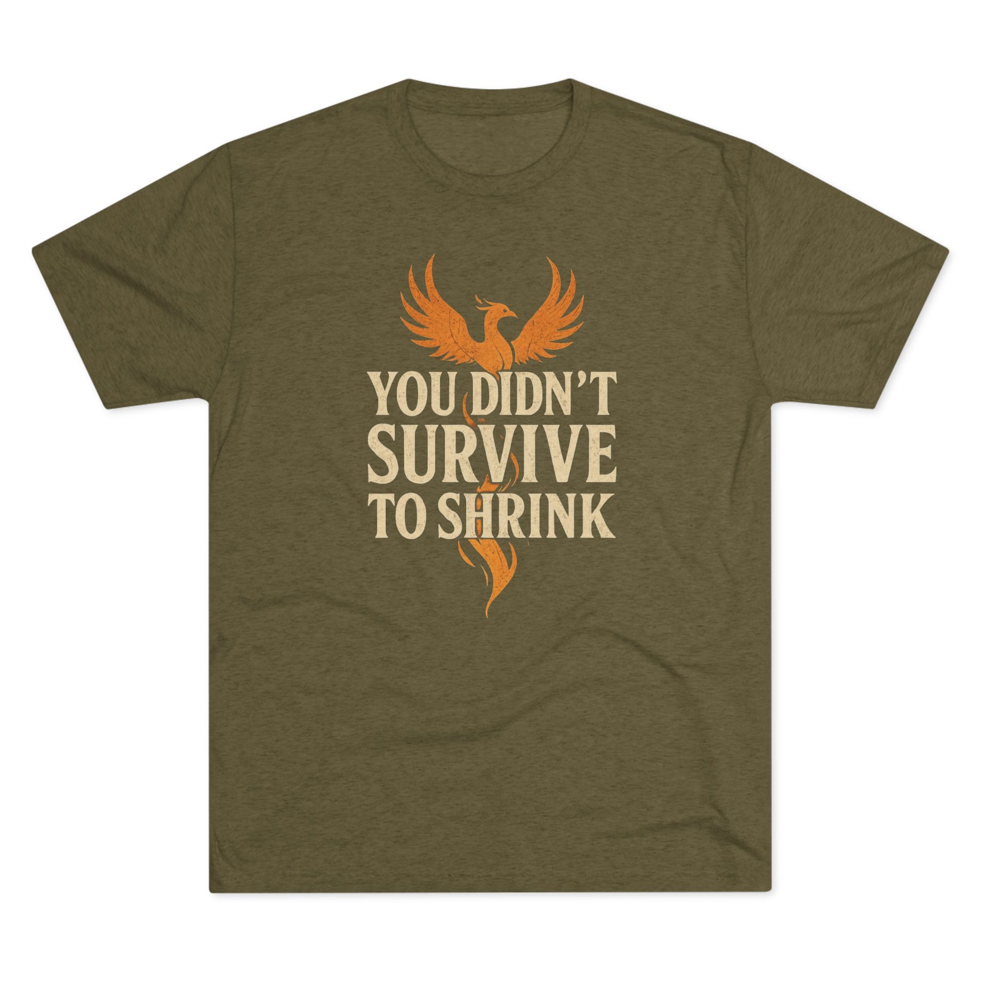 You Didn't Survive to Shrink Phoenix Motivational Crew Tee - Unisex Inspirational T-Shirt, Gift for Friends, Fitness Lovers, Empowerment Apparel, Birthday Gift, [...]