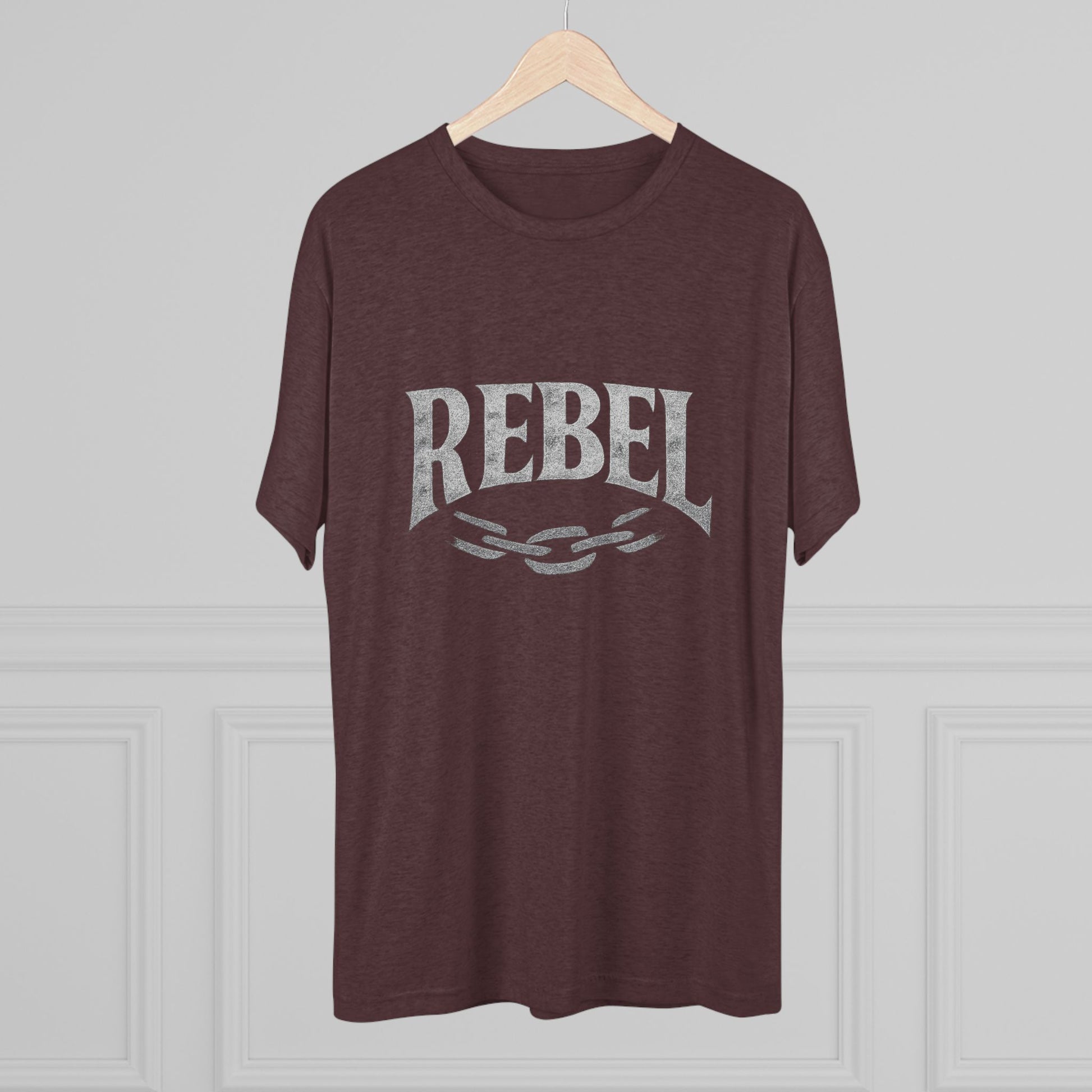 Rebel UnisexUnisex Tee Tri-Blend Printed Tee Shirt, Vintage Style Shirt, Graphic Tee for Men and Women, Casual Wear, Gift for Music Lovers, Statement Shirt