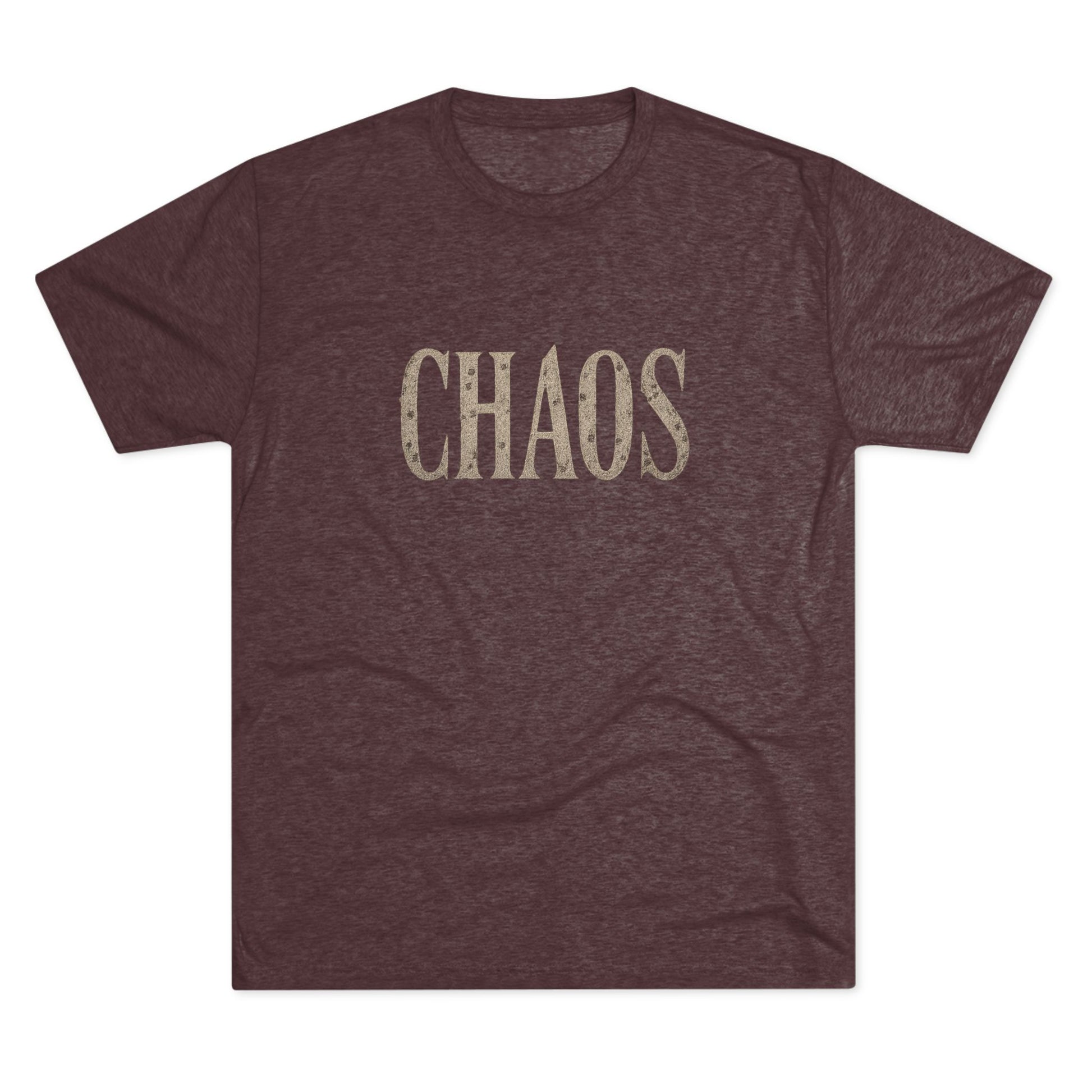 Chaos Unisex Crew Tee - Casual Style, Everyday Wear, Gift for Friends, Fun Fashion Statement, Relaxed Vibes