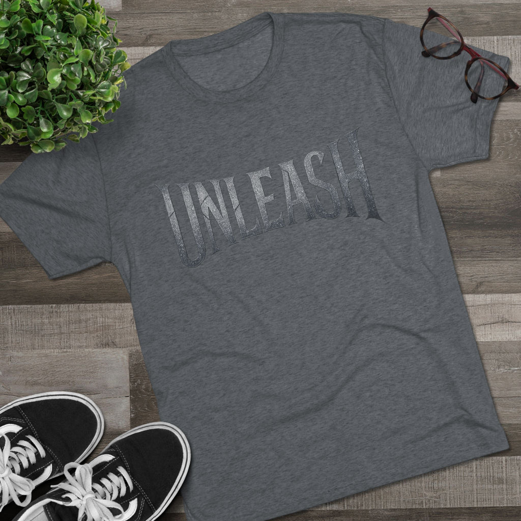 Unleash Empowerment Unisex Tshirt Crew Printed Tee Shirt - Unleash Your Potential, Comfortable Tee, Soft Blend Shirt, Motivational Tee, Gift for Fitness Enthusiast