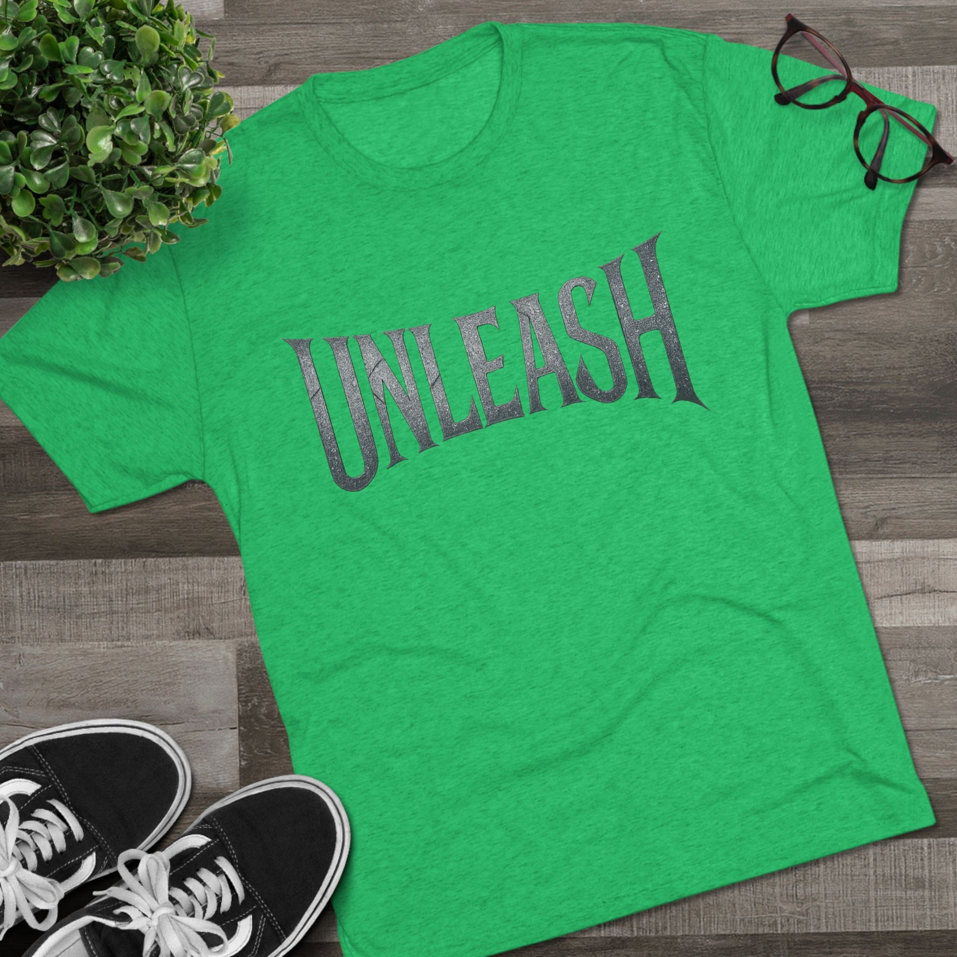 Unleash Empowerment Unisex Tshirt Crew Printed Tee Shirt - Unleash Your Potential, Comfortable Tee, Soft Blend Shirt, Motivational Tee, Gift for Fitness Enthusiast