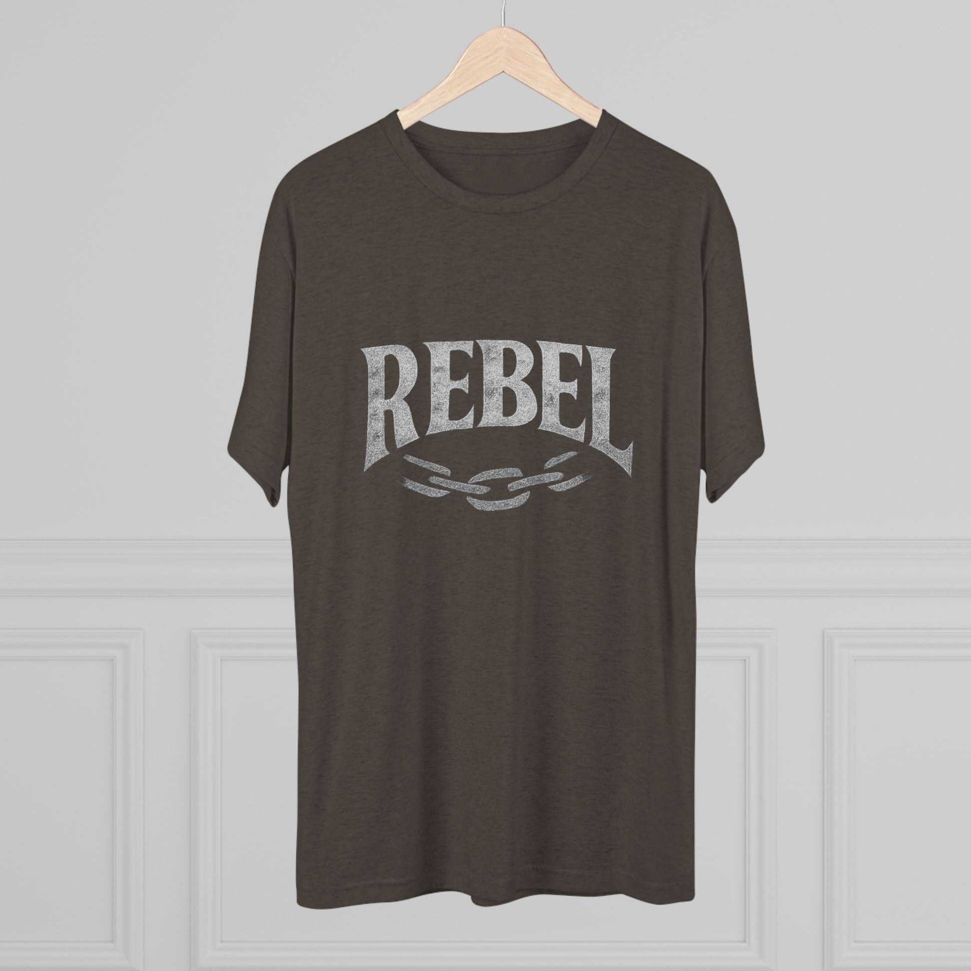 Rebel UnisexUnisex Tee Tri-Blend Printed Tee Shirt, Vintage Style Shirt, Graphic Tee for Men and Women, Casual Wear, Gift for Music Lovers, Statement Shirt