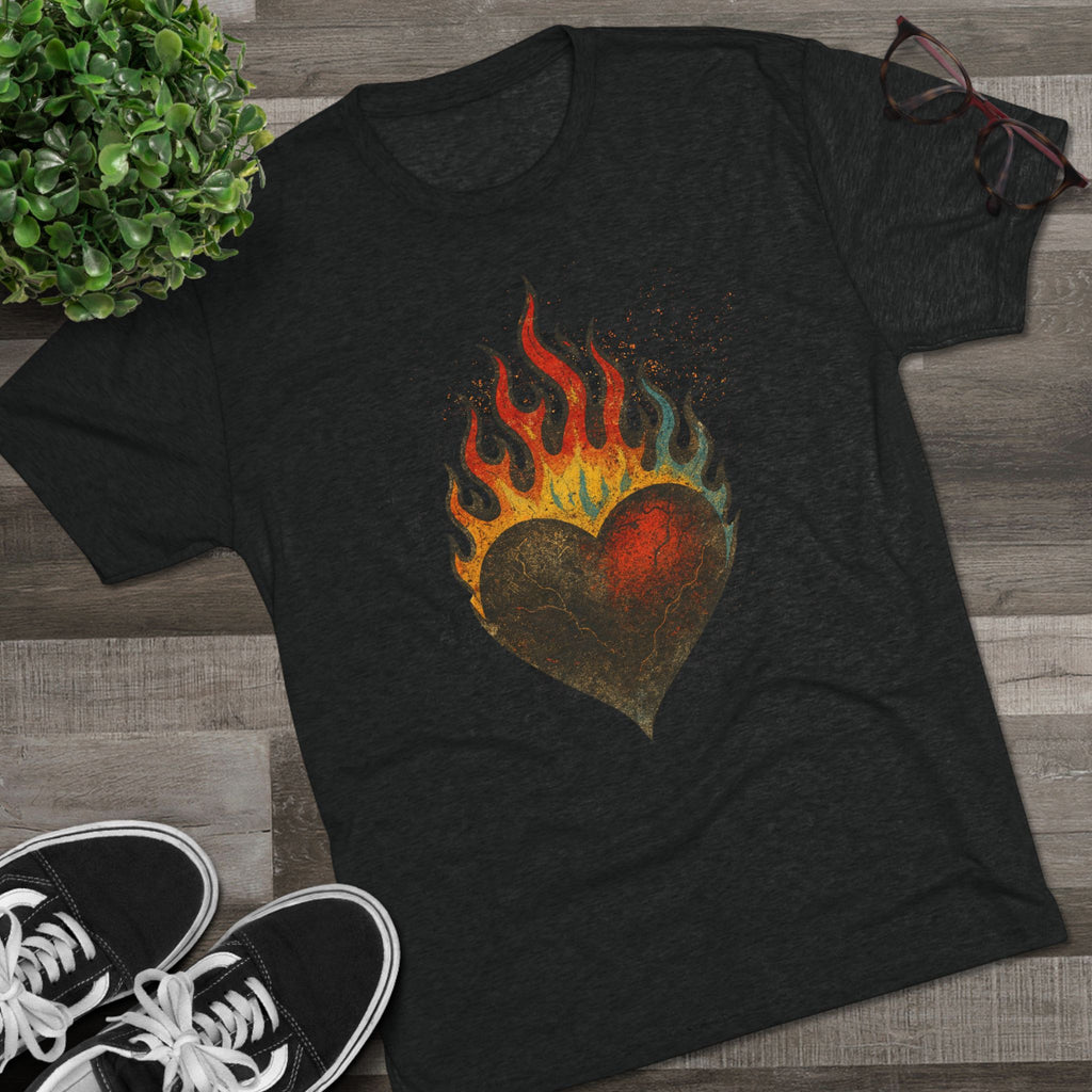 Heartburned Unisex Tee | Graphic Tee for Music Lovers, Festival Fashion, Casual Wear, Gift for Him/Her, Unique Graphic Shirt