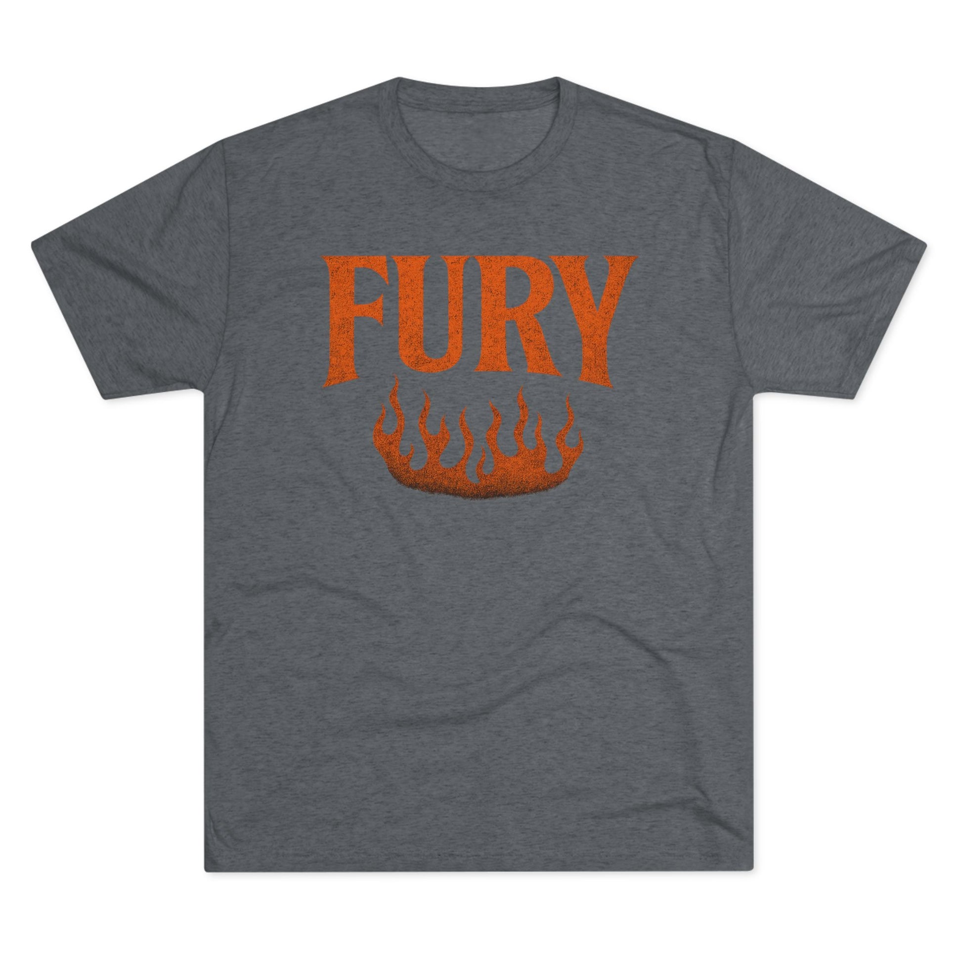 Fury Unisex Tri-Blend Crew Tee, Graphic Tee, Casual Wear, Gift for Him, T-Shirt for Friends, Summer Style, Everyday Comfort