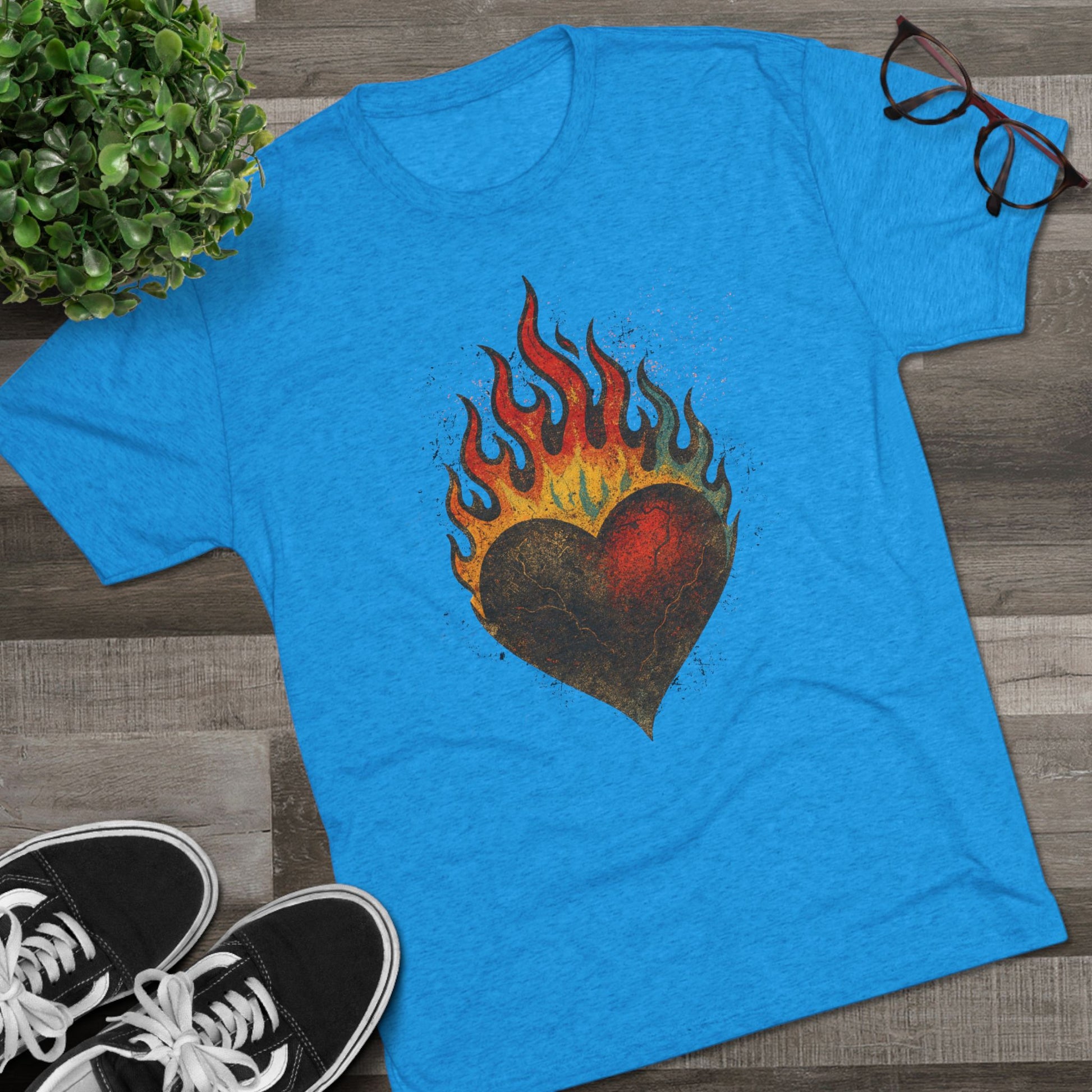 Heartburned Unisex Tee | Graphic Tee for Music Lovers, Festival Fashion, Casual Wear, Gift for Him/Her, Unique Graphic Shirt