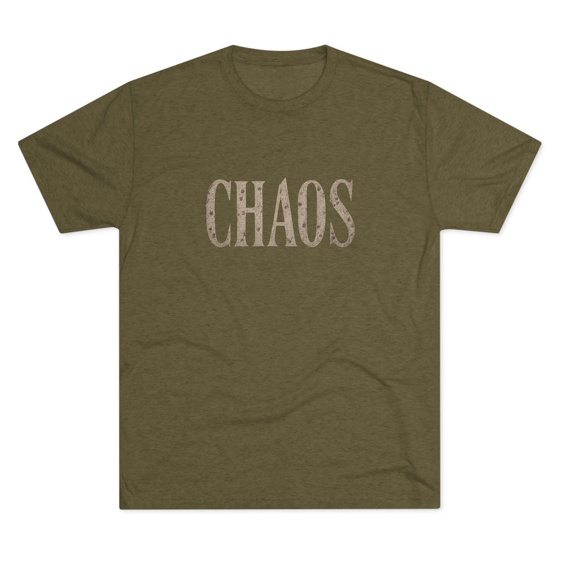 Chaos Unisex Crew Tee - Casual Style, Everyday Wear, Gift for Friends, Fun Fashion Statement, Relaxed Vibes