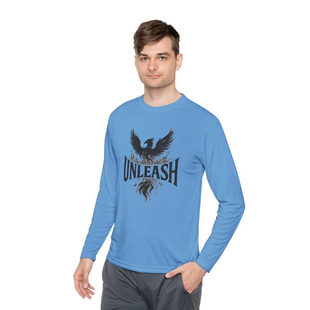 Unleash Your Spirit Long Sleeve Tee, Motivational T-Shirt, Gift for Fitness Lovers, Cool Relaxed Top, Unisex Casual Wear