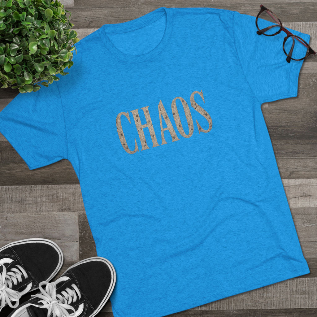 Chaos Unisex Crew Tee - Casual Style, Everyday Wear, Gift for Friends, Fun Fashion Statement, Relaxed Vibes