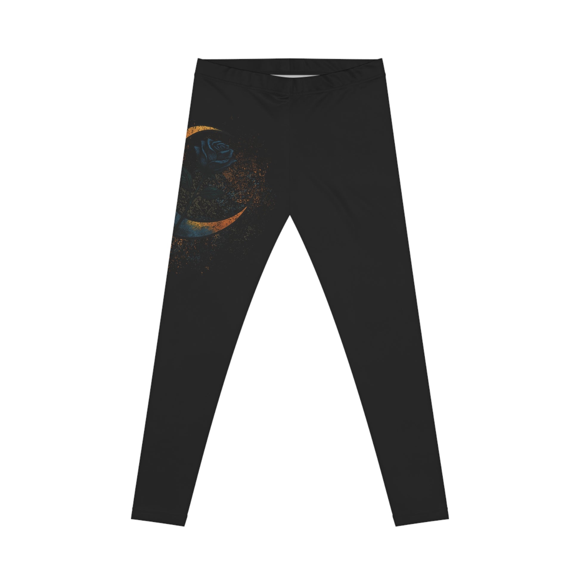 Moonlit Rebellion Leggings - Stretchy Leggings for Fitness, Casual Wear, Yoga, Gifts, Summer Fashion