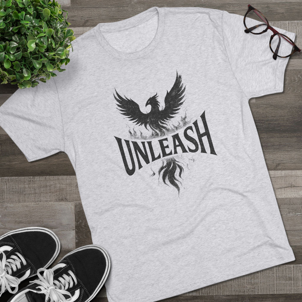 Unleash Your Greatness Phoenix Tee, Motivational T-Shirt, Inspirational Gift, Unisex Crew Neck Shirt, Phoenix Graphic Tee, Everyday Casual Wear