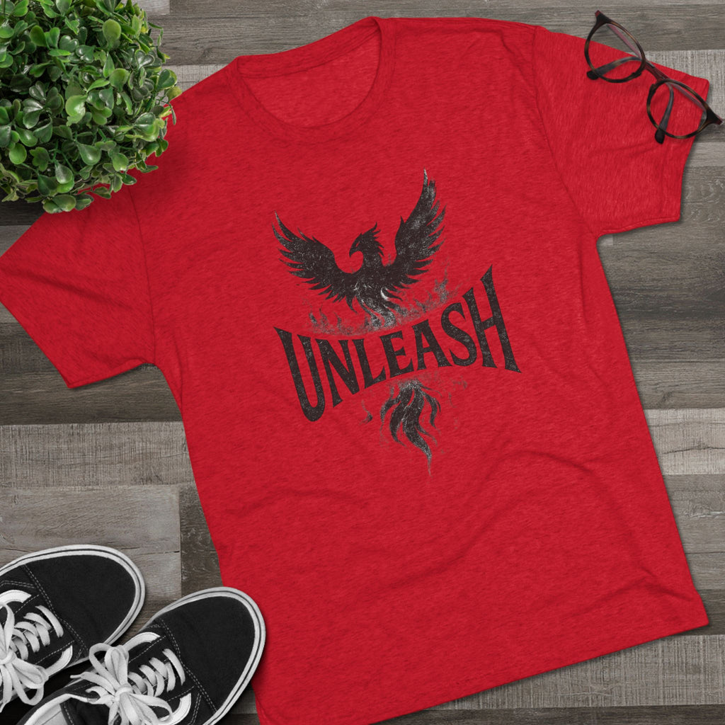 Unleash Your Greatness Phoenix Tee, Motivational T-Shirt, Inspirational Gift, Unisex Crew Neck Shirt, Phoenix Graphic Tee, Everyday Casual Wear