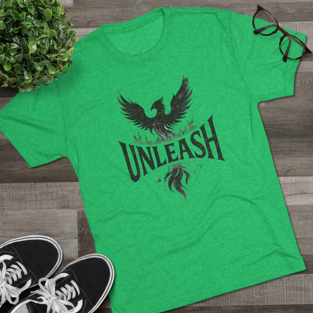 Unleash Your Greatness Phoenix Tee, Motivational T-Shirt, Inspirational Gift, Unisex Crew Neck Shirt, Phoenix Graphic Tee, Everyday Casual Wear