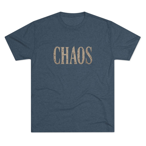 Chaos Unisex Crew Tee - Casual Style, Everyday Wear, Gift for Friends, Fun Fashion Statement, Relaxed Vibes