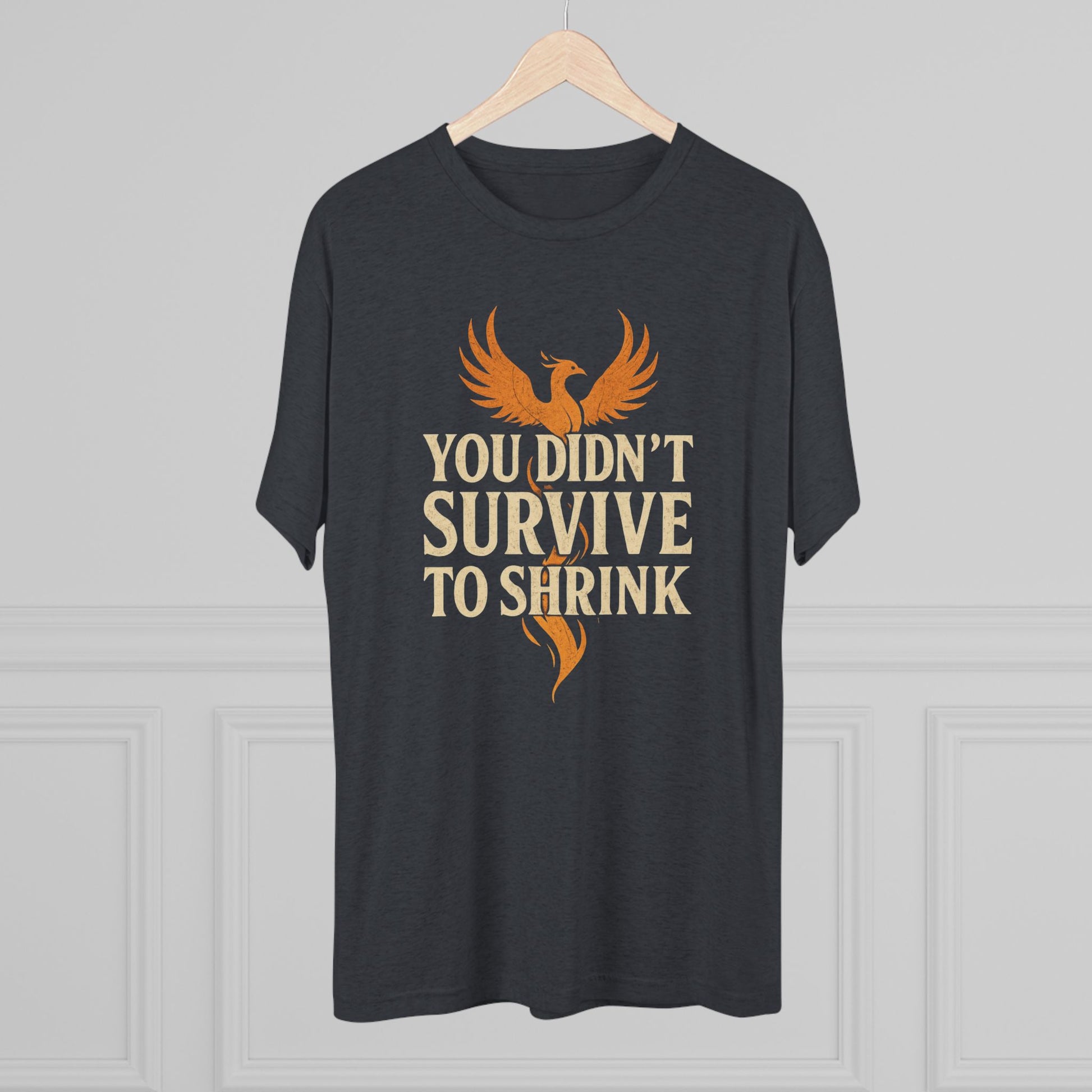 You Didn't Survive to Shrink Phoenix Motivational Crew Tee - Unisex Inspirational T-Shirt, Gift for Friends, Fitness Lovers, Empowerment Apparel, Birthday Gift, [...]