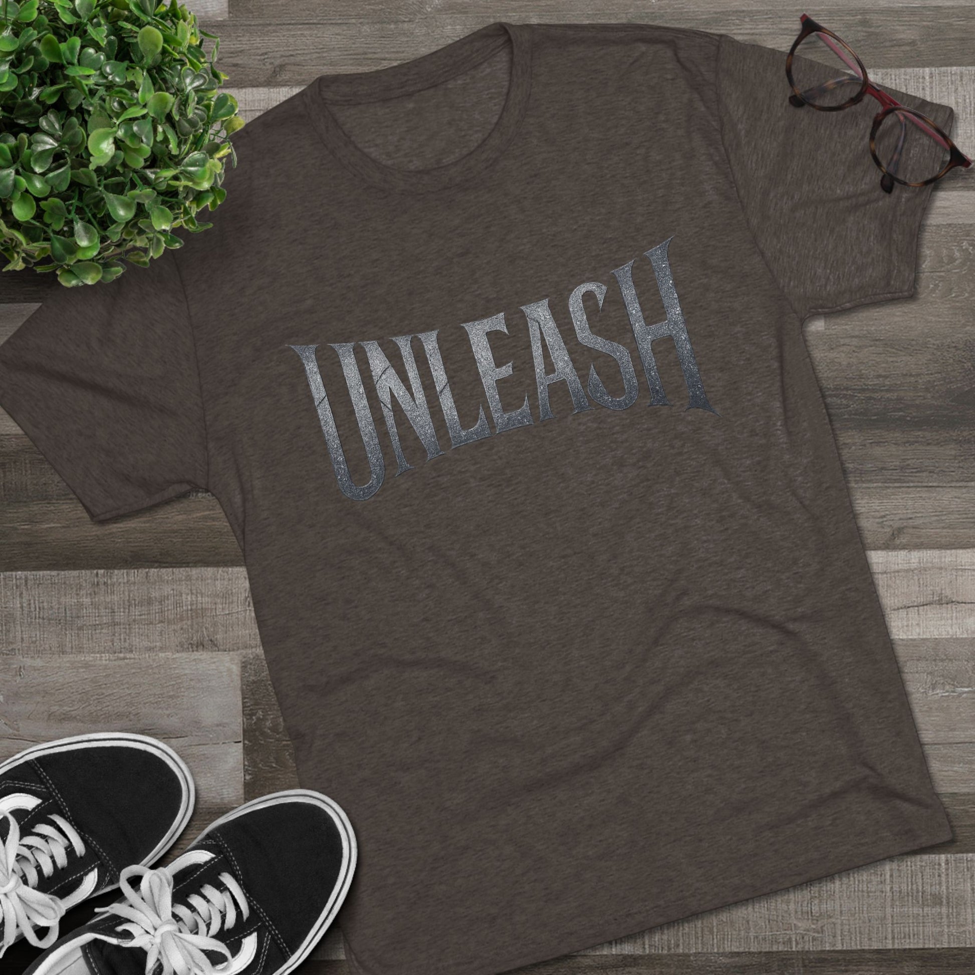 Unleash Empowerment Unisex Crew Tee - Unleash Your Potential, Comfortable Tee, Soft Blend Shirt, Motivational Tee, Gift for Fitness Enthusiast