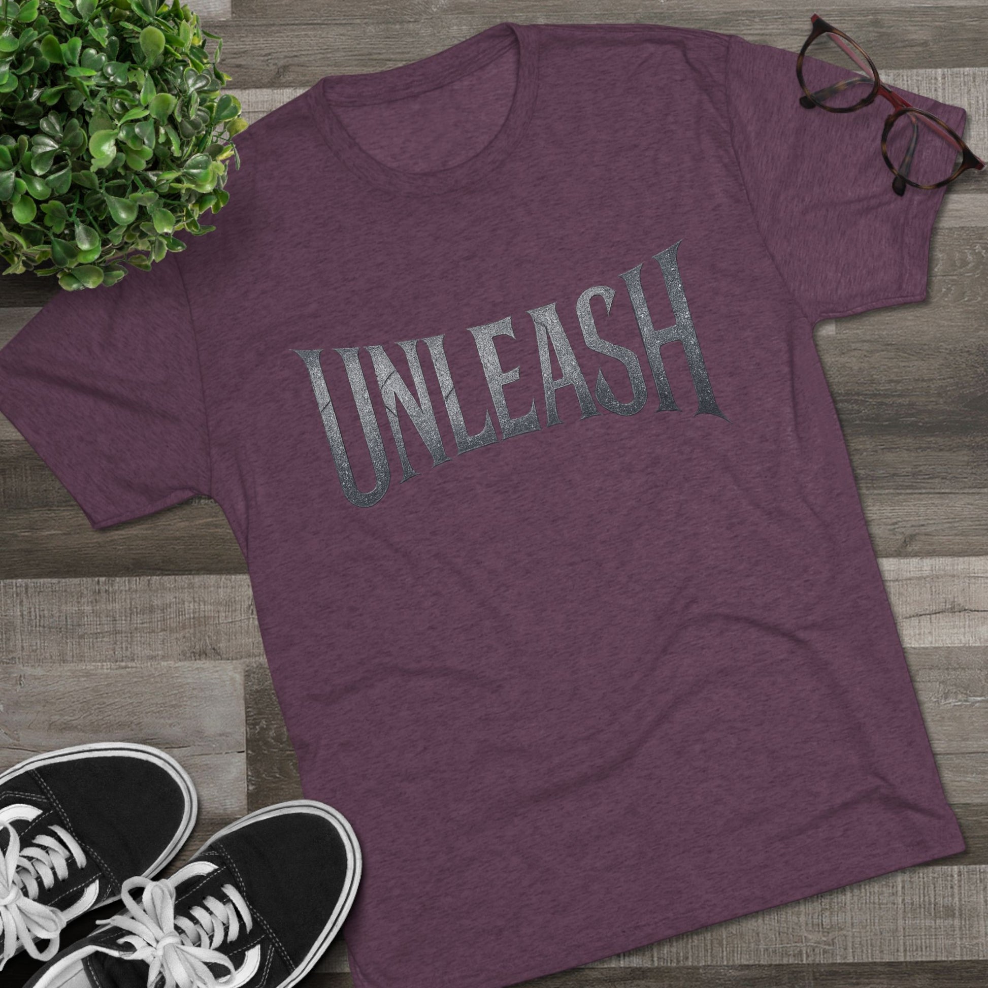 Unleash Empowerment Unisex Crew Tee - Unleash Your Potential, Comfortable Tee, Soft Blend Shirt, Motivational Tee, Gift for Fitness Enthusiast