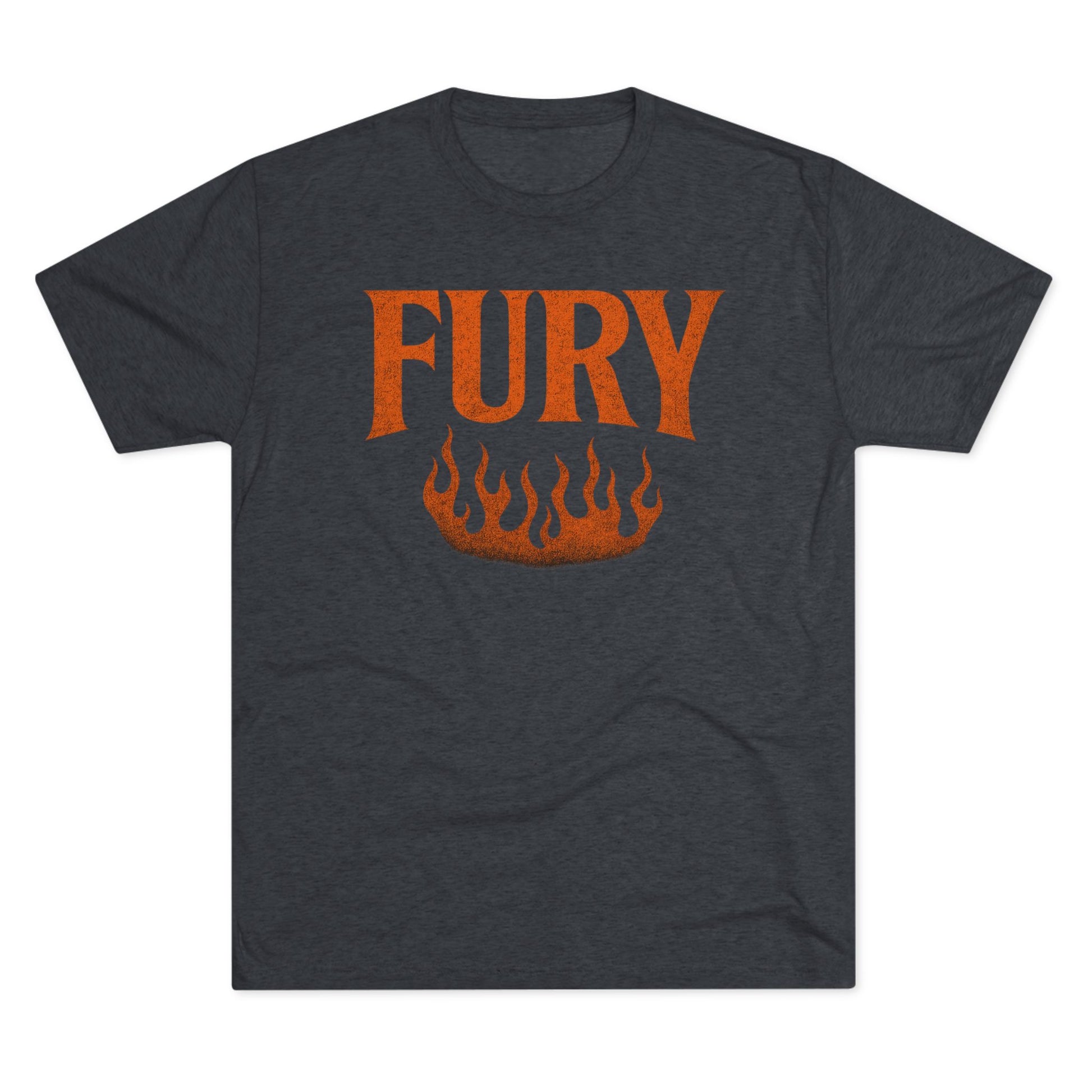 Fury Unisex Tri-Blend Crew Tee, Graphic Tee, Casual Wear, Gift for Him, T-Shirt for Friends, Summer Style, Everyday Comfort