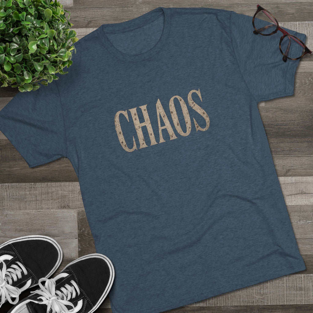 Chaos Unisex Crew Tee - Casual Style, Everyday Wear, Gift for Friends, Fun Fashion Statement, Relaxed Vibes