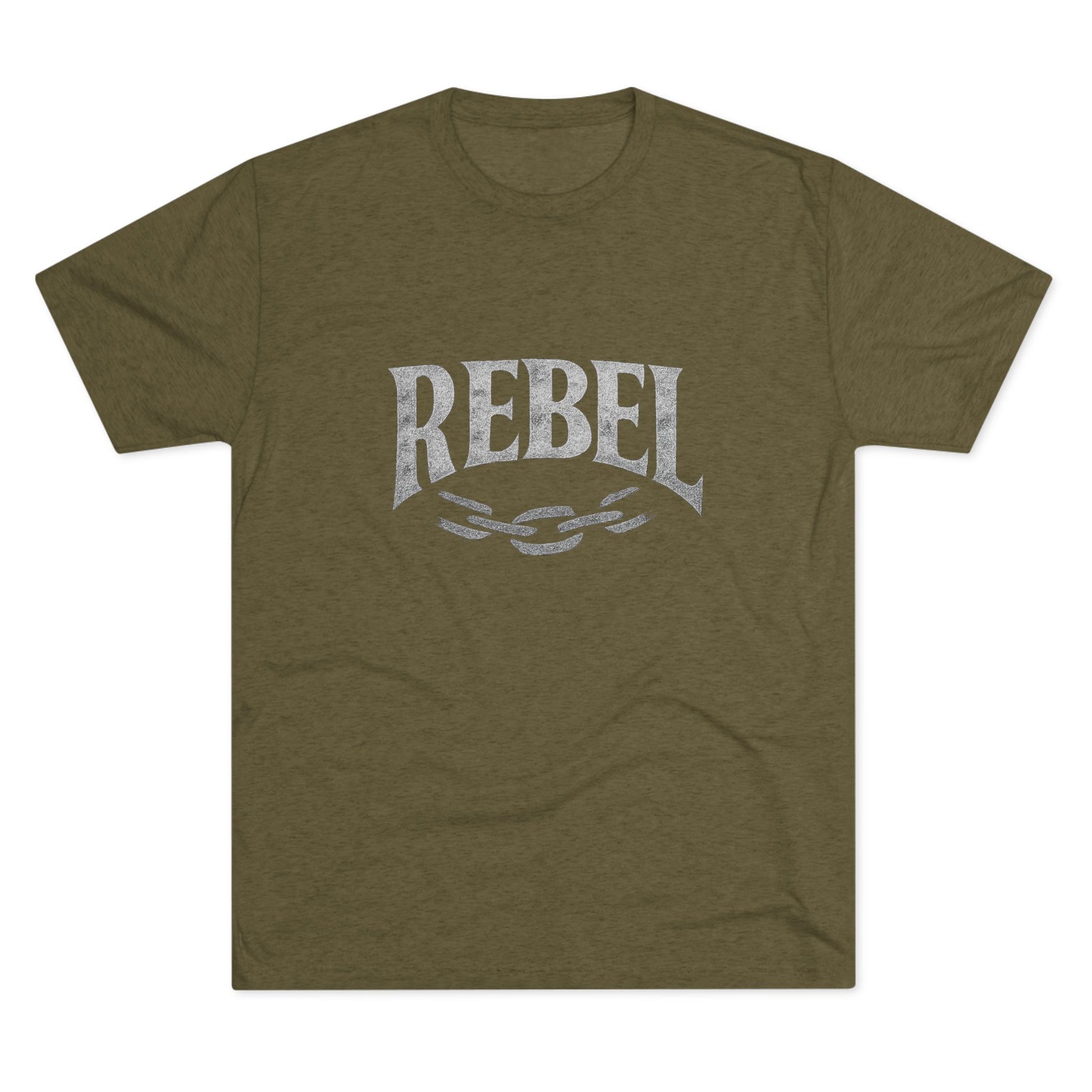 Rebel UnisexUnisex Tee Tri-Blend Printed Tee Shirt, Vintage Style Shirt, Graphic Tee for Men and Women, Casual Wear, Gift for Music Lovers, Statement Shirt